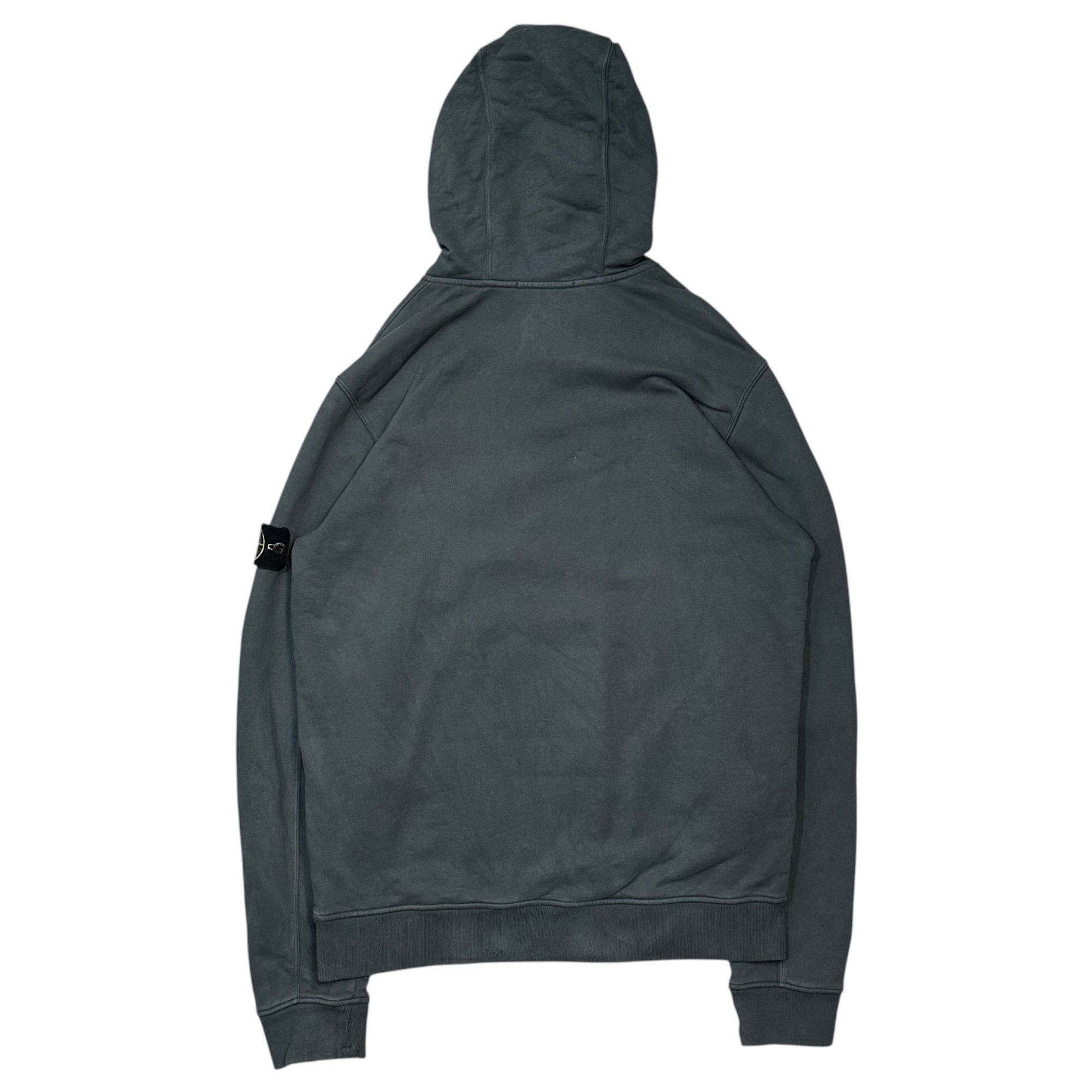 STONE ISLAND(ストーンアイランド) 2023AW Brushed Cotton Pullover Hoodie 裏毛 コットン プルオーバー パーカー 791561720 L グレー