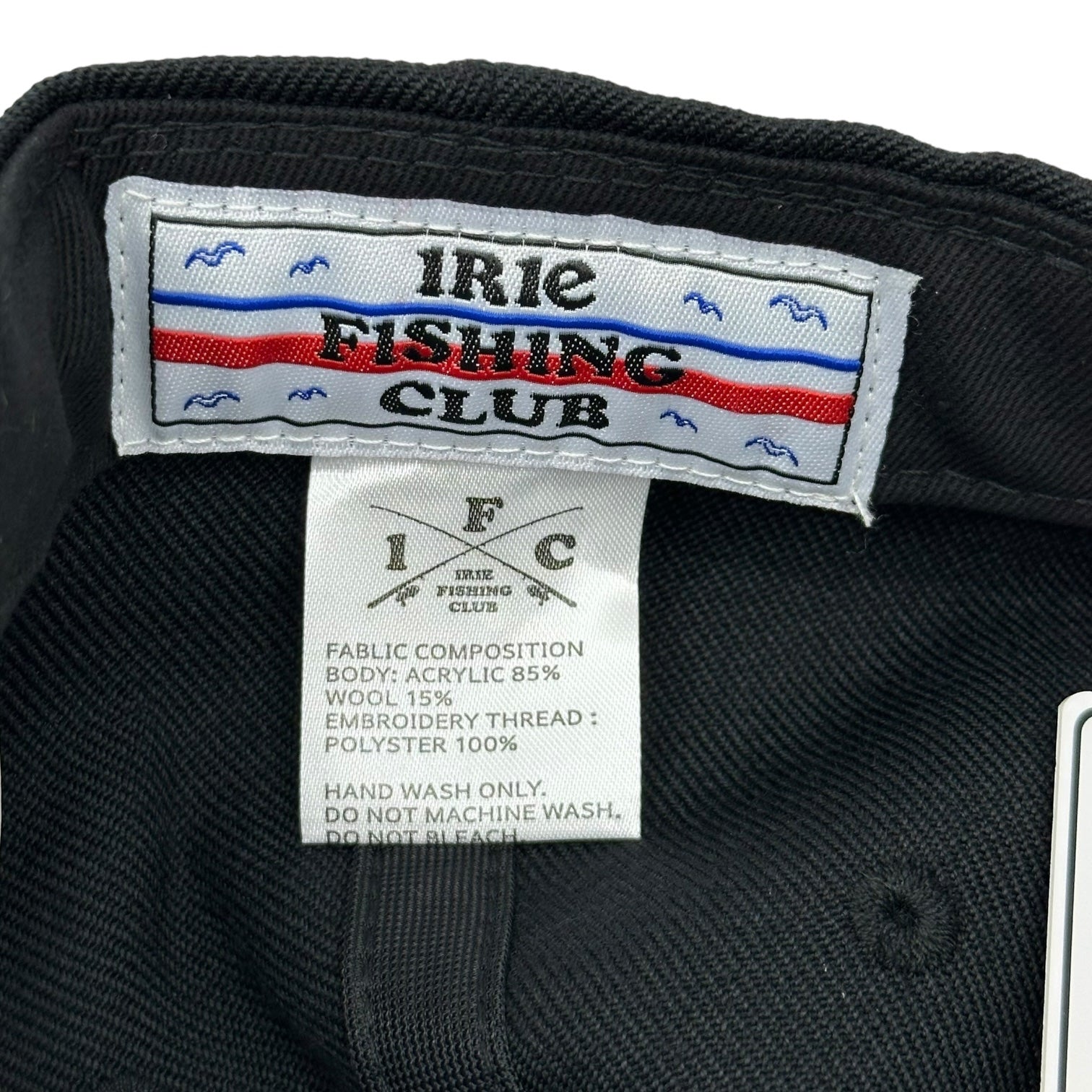 IRIE FISHING CLUB(アイリーフィッシングクラブ) ORION CROSS ROD CAP オリオン クロス ロッド キャップ ブラック×ホワイト×レッド