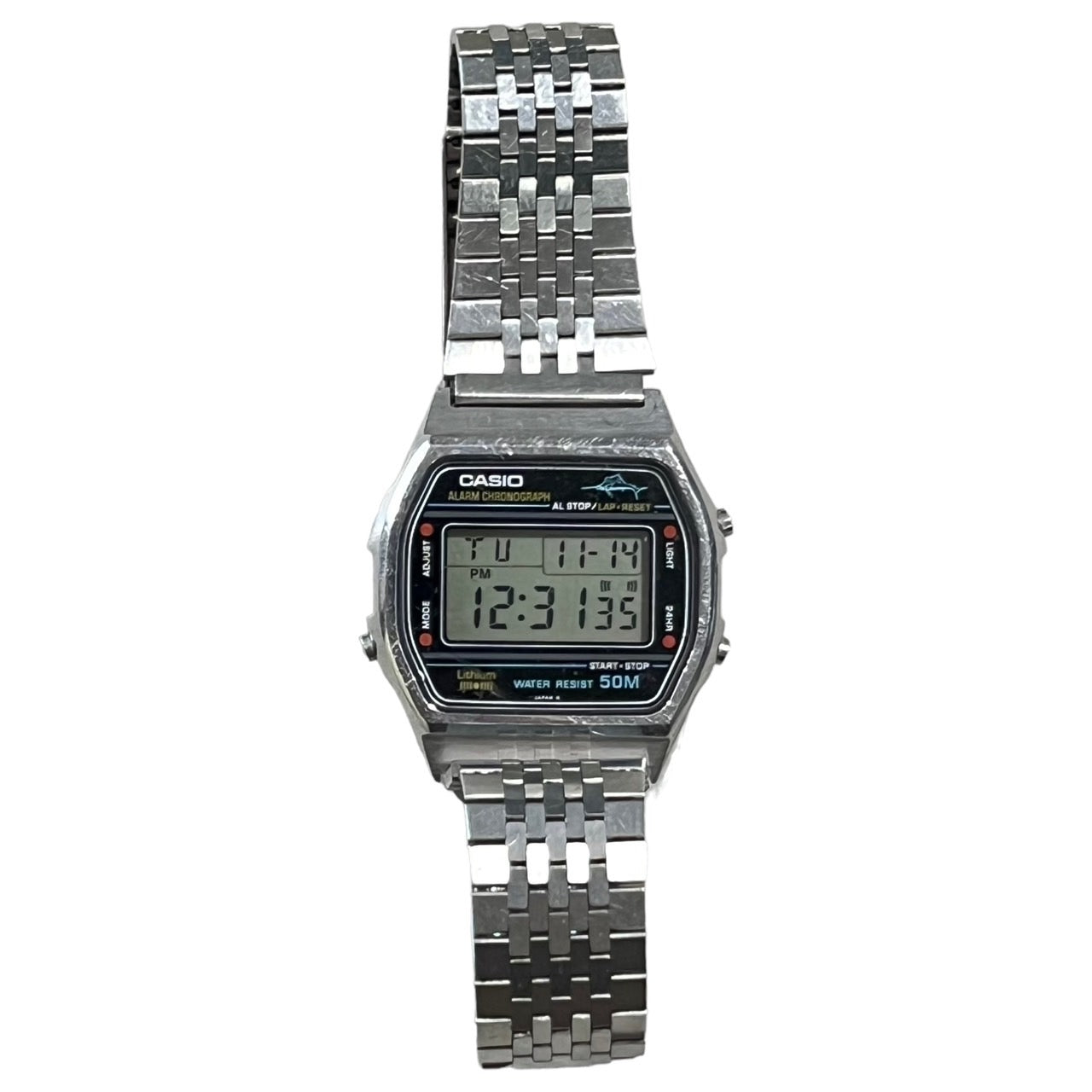 CASIO(カシオ) 90's "marlin"model/カジキ/腕時計/ヴィンテージウォッチ W36 シルバー 90年代