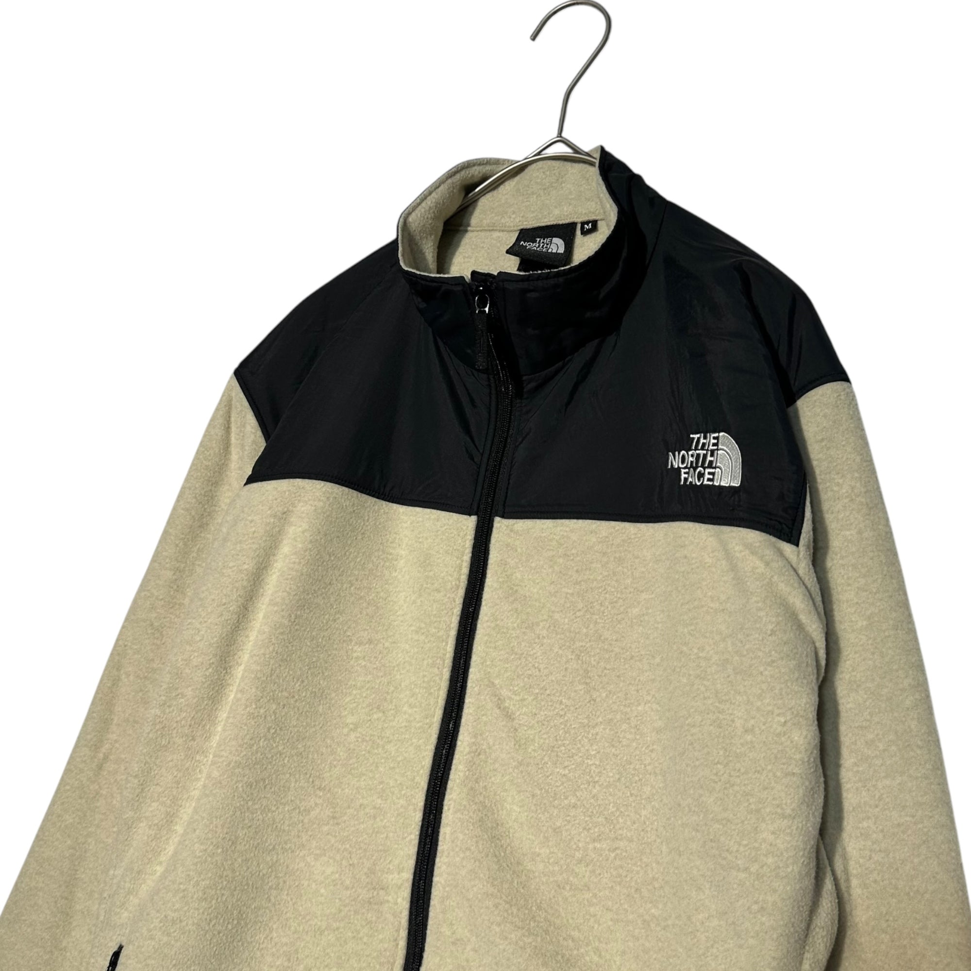 THE NORTH FACE(ノースフェイス) MOUNTAIN VERSA MICRO JACKET マウンテン バーサ マイクロ ジャケット NL72304 M ベージュ×ブラック フリース アウトドア
