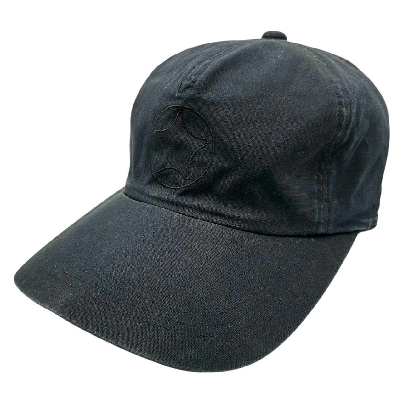 MORE ABOUT LESS(モアアバウトレス) Circle Star Embroidery 6 Panel Cap サークル スター 刺繍 6パネル キャップ ブラック 藤原ヒロシ創設ブランド