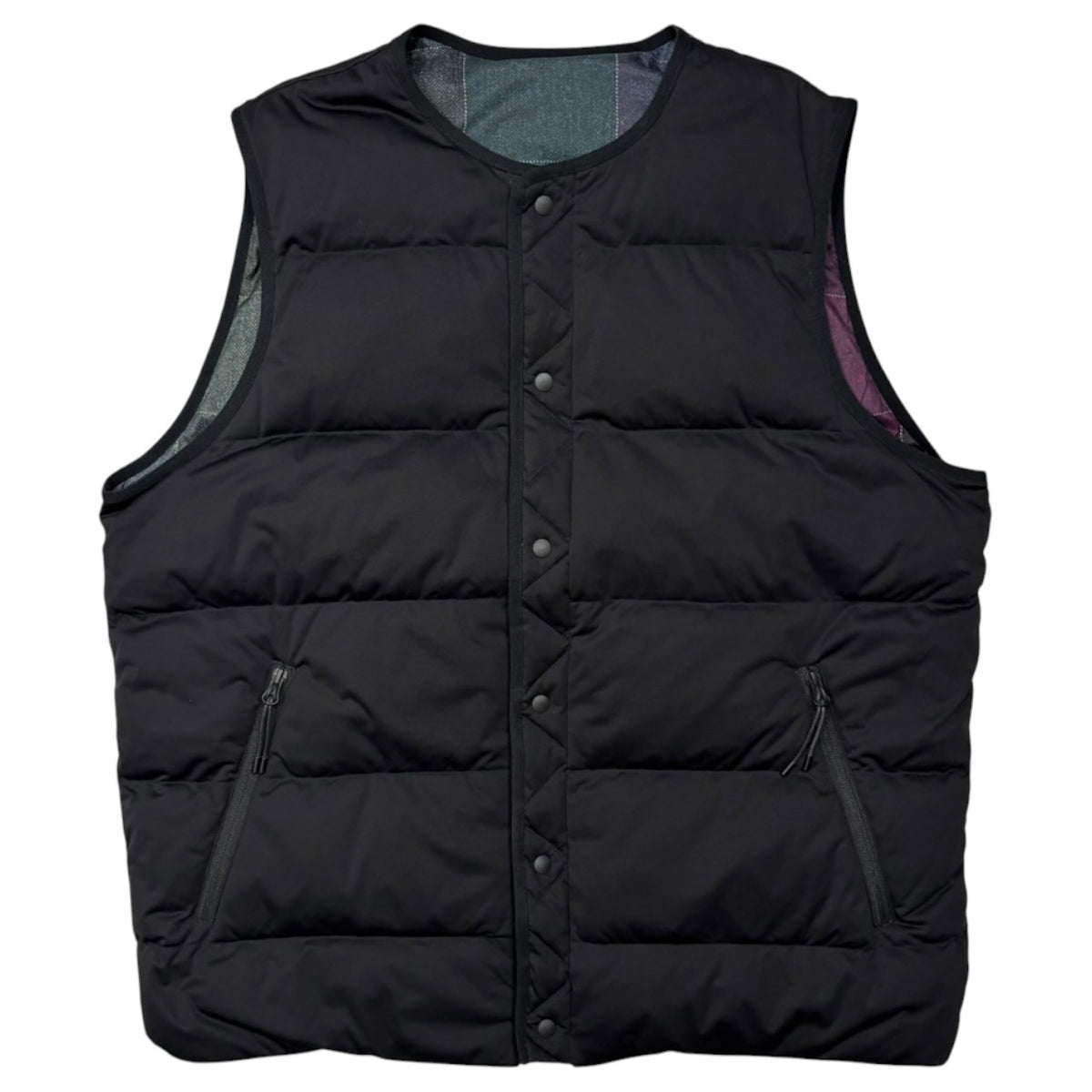 White Mountaineering×TAION(ホワイトマウンテニアリング×タイオン) 2025AW REVERSIBLE DOWN VEST リバーシブル ダウン ベスト WM2573216 2 ブラック