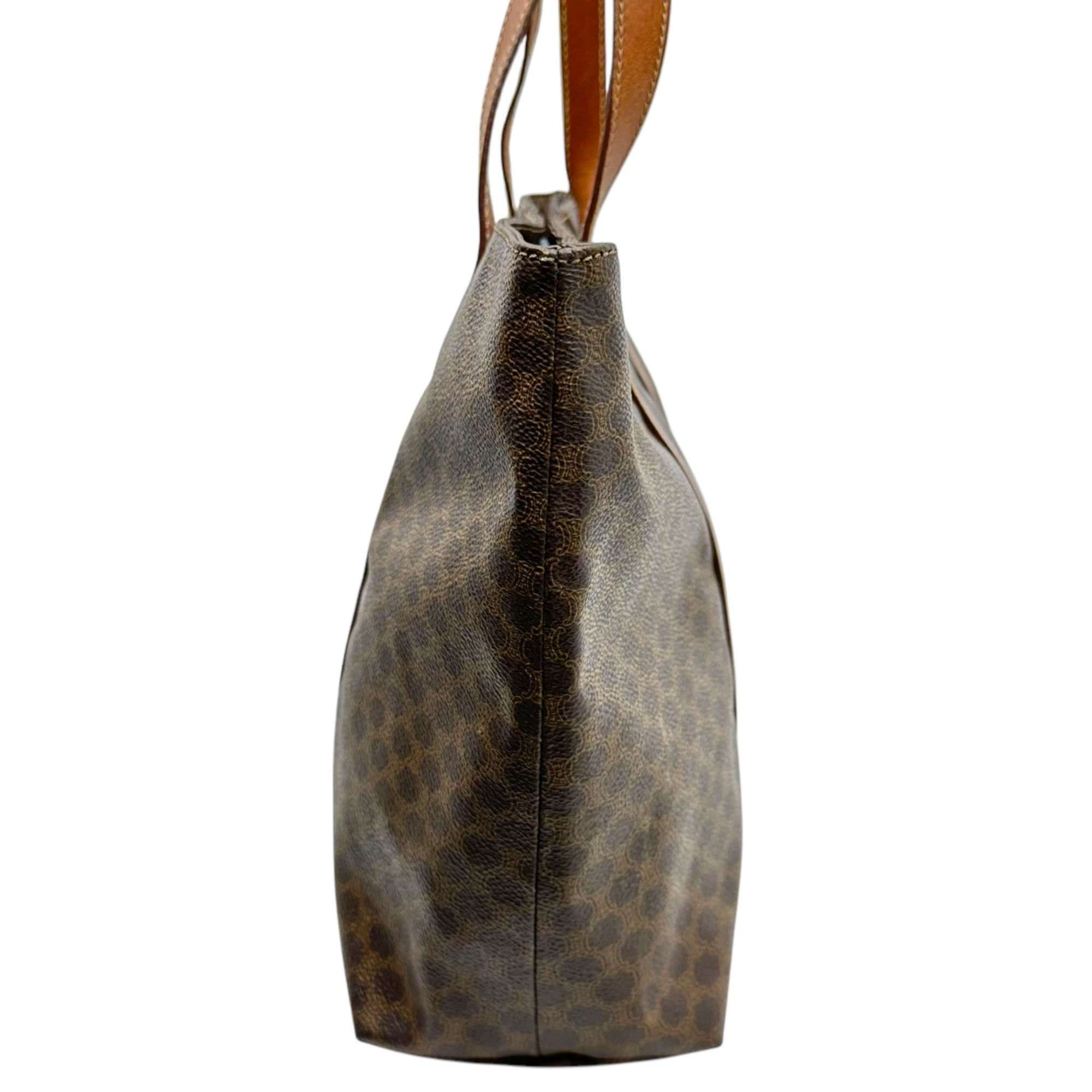 CELINE(セリーヌ) Macadam Pattern Tote Bag マカダム柄 トート バッグ MC97/2 ブラウン OLD オールド ヴィンテージ