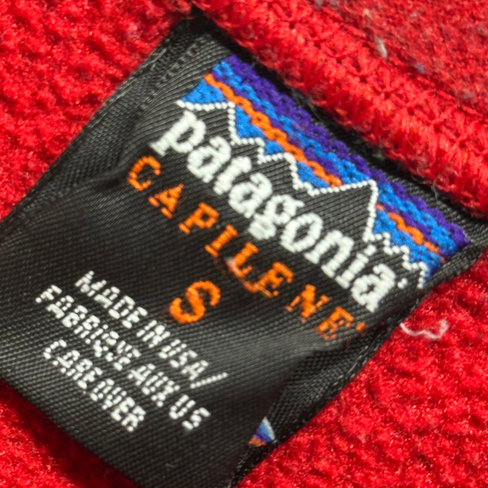 Patagonia(パタゴニア) OLD CAPILENE Henry Neck Fleece Shirt Jacket オールド キャプリーン ヘンリーネック フリース シャツ ジャケット S レッド