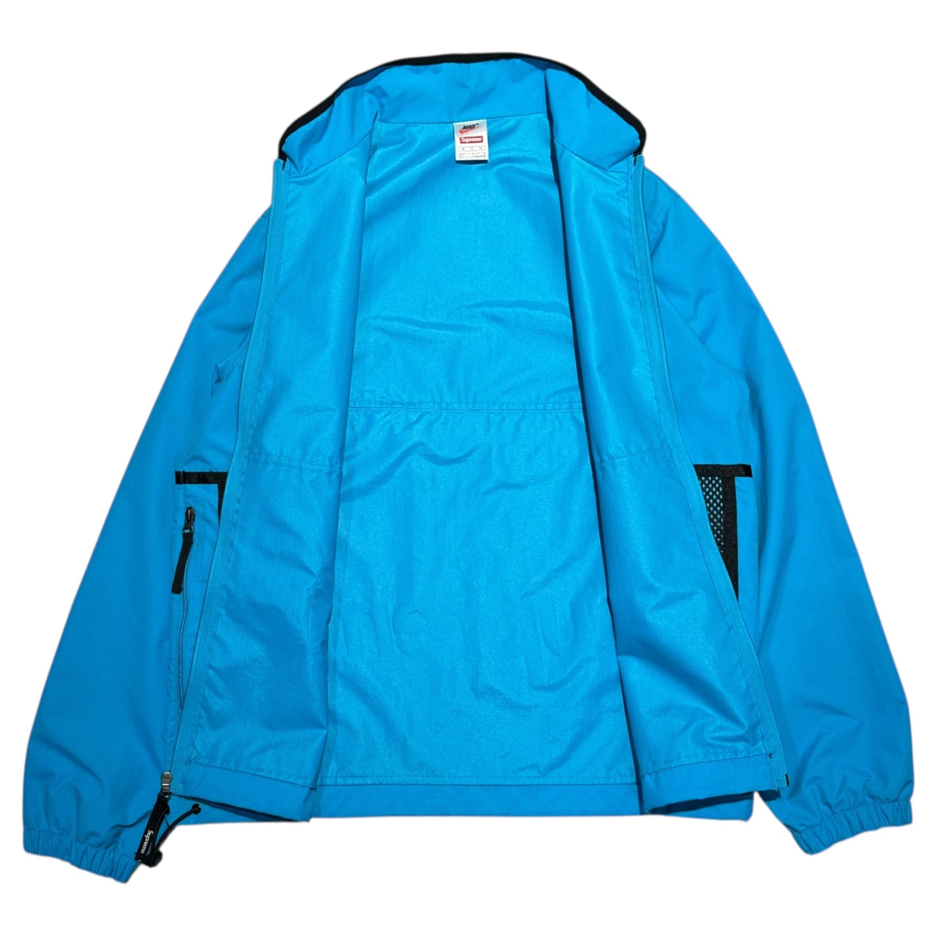 SUPREME×NIKE(シュプリーム×ナイキ) 17AWTrail Running Jacket トレイル ランニング ジャケット 921635-407 M ブルー×ブラック ナイロン トラック