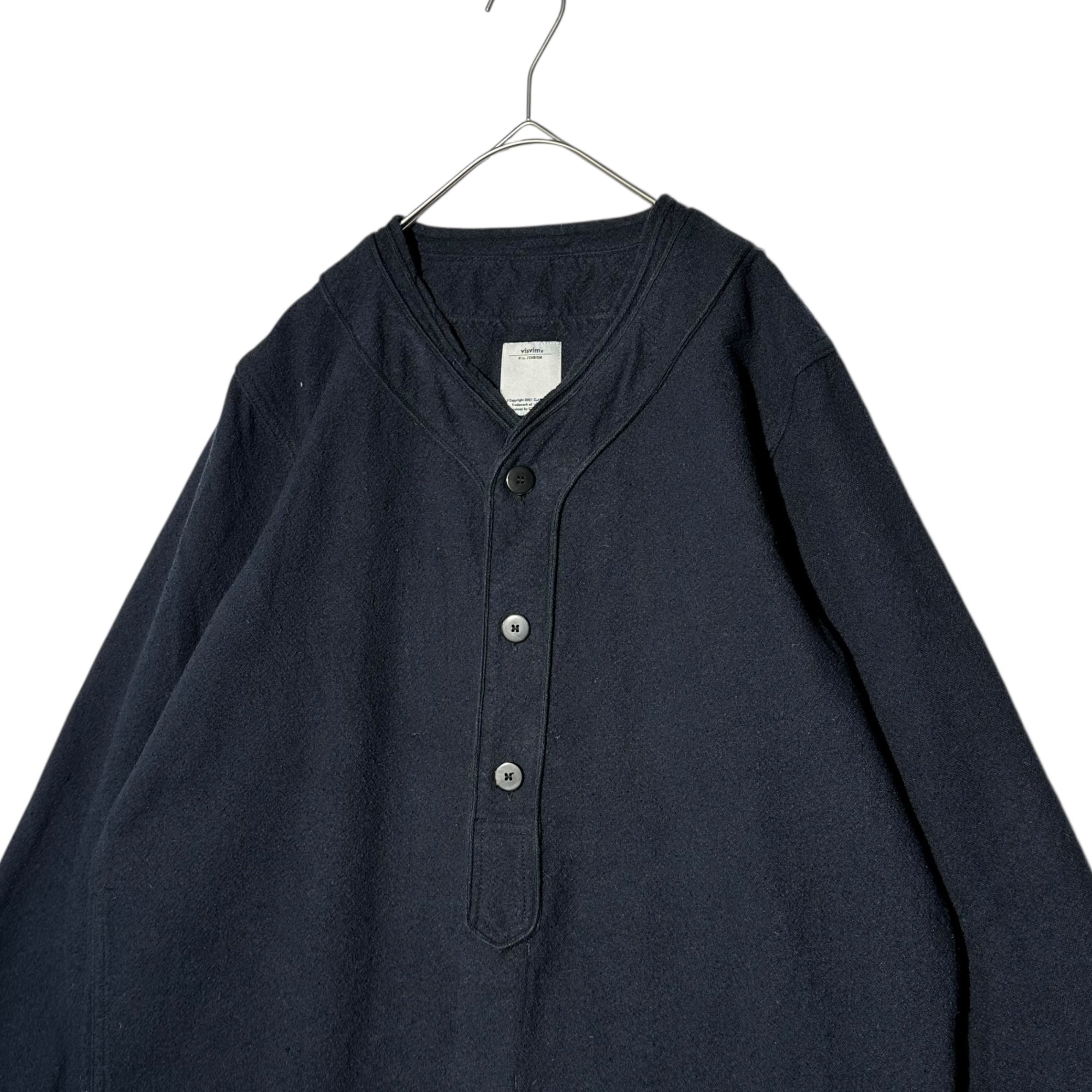 VISVIM(ビズビム/ヴィズヴィム) 16SS DUGOUT SHIRT ダグアウト シャツ 0116205011031 2(M程度) ダークネイビー