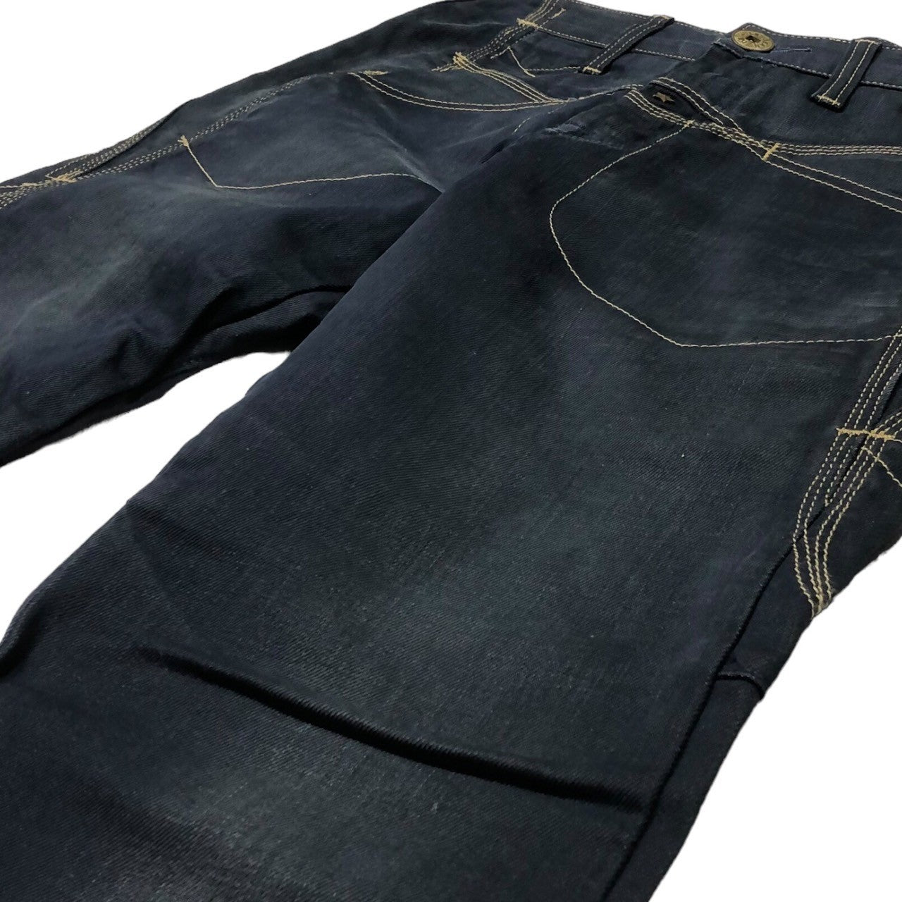 MARITHE FRANCOIS GIRBAUD(マリテフランソワジルボー) 00s stitch denim pants/ステッチデニムパンツ M7-1347 M インディゴ