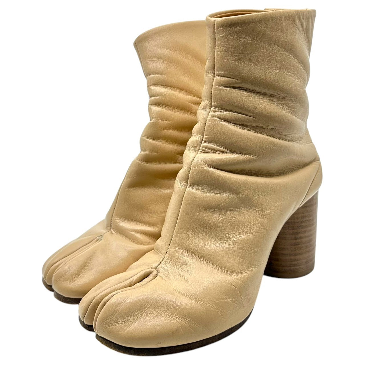 MAISON MARGIELA(メゾンマルジェラ) TABI BOOTS 足袋 ブーツ ヒール タビ 36(23.0cm程度) ベージュ 箱付
