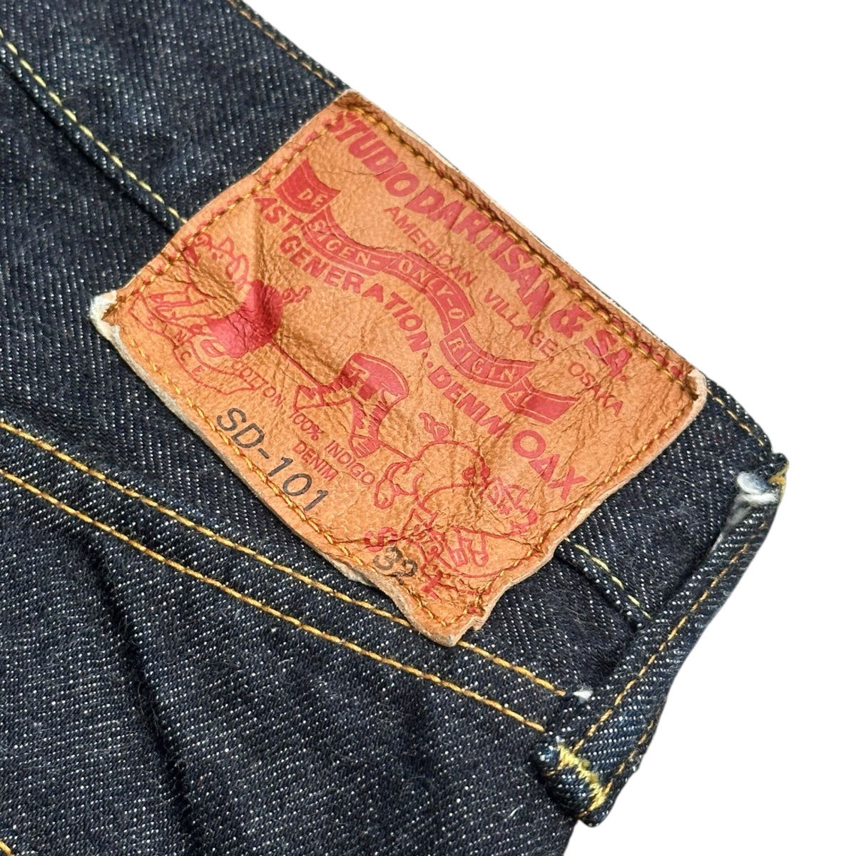 STUDIO D'ARTISAN(ステュディオ・ダ・ルチザン) 15oz Regular Straight 15oz レギュラー ストレート デニム パンツ SD-101 32 インディゴ