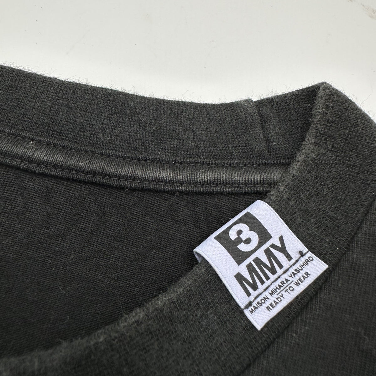 Maison MIHARA YASUHIRO(メゾンミハラヤスヒロ) 2023SS Homage Print T-Shirt オマージュ プリント Tシャツ A10TS691 52 ブラック