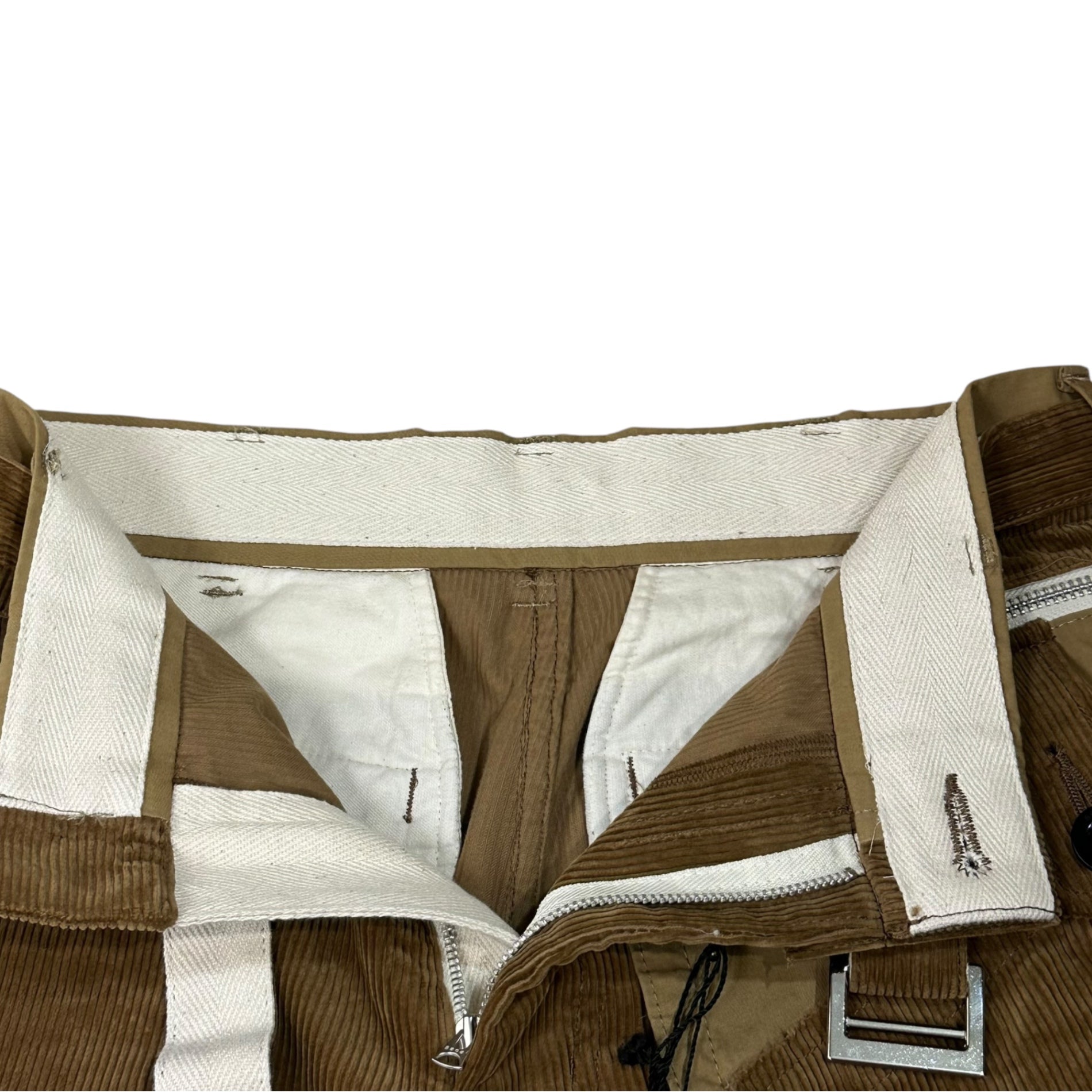 sacai(サカイ) 21AW Big Pockets Nylon-Switched Corduroy Pants ビッグポケット ナイロン切替 コーデュロイ パンツ 21-02629M 1(S程度) ブラウン×ベージュ