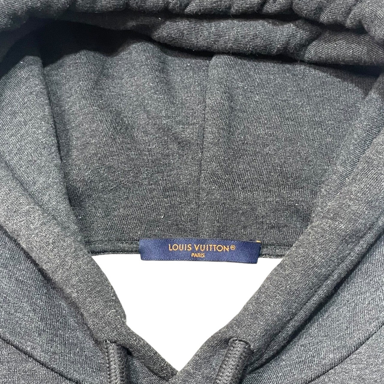 LOUIS VUITTON(ルイヴィトン) 24SS LOGO PRINT PARKA ロゴプリント パーカー RM241MQ UYR HQY47W M チャコールグレー×ホワイト