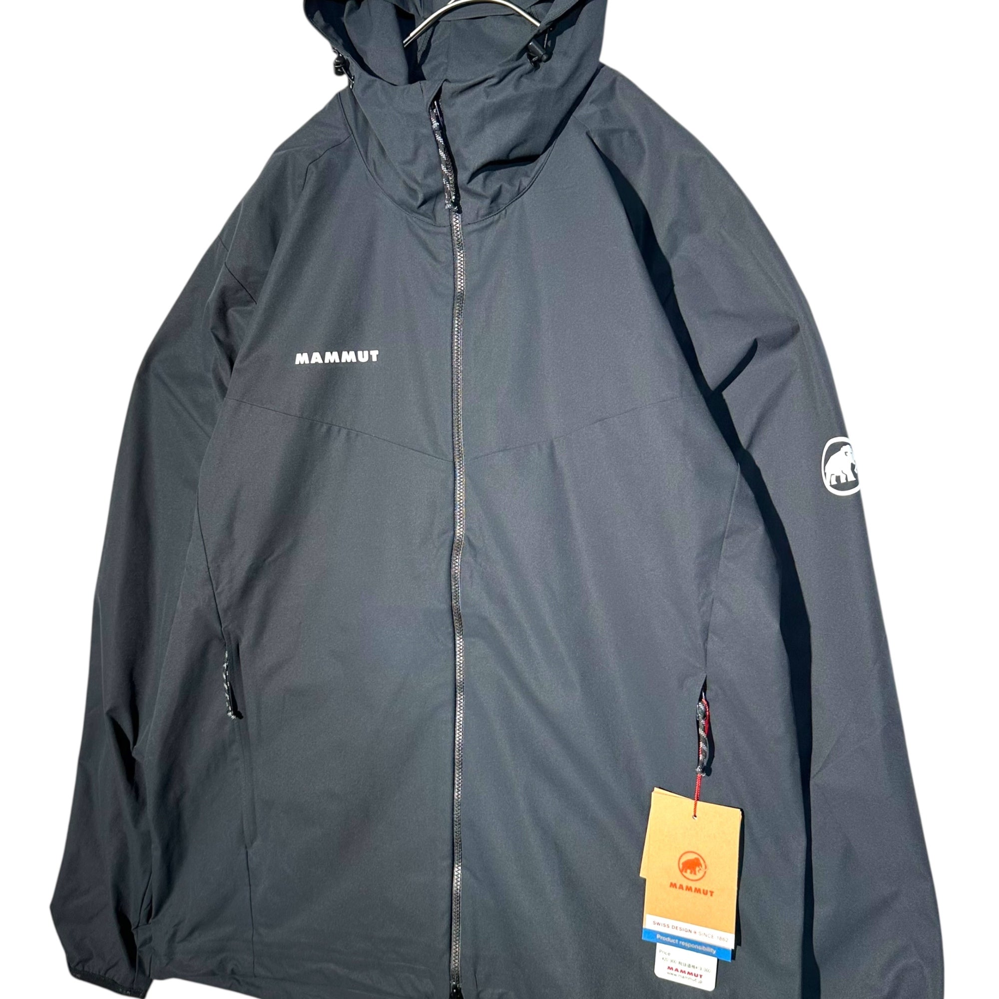 MAMMUT(マムート) 25SS GRANITE SO Hooded Jacket AF Men グラナイト SO フーデッド ジャケット AF 1011-00323 L ブラック 参考定価19,000円+税