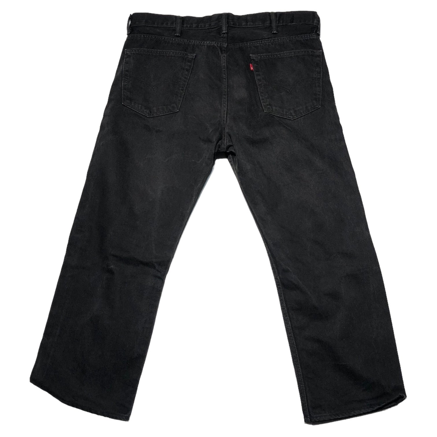 Levi's(リーバイス) 505 Black striped pants ブラック ストレート デニム パンツ 00505-0260 W40 L32 ブラック