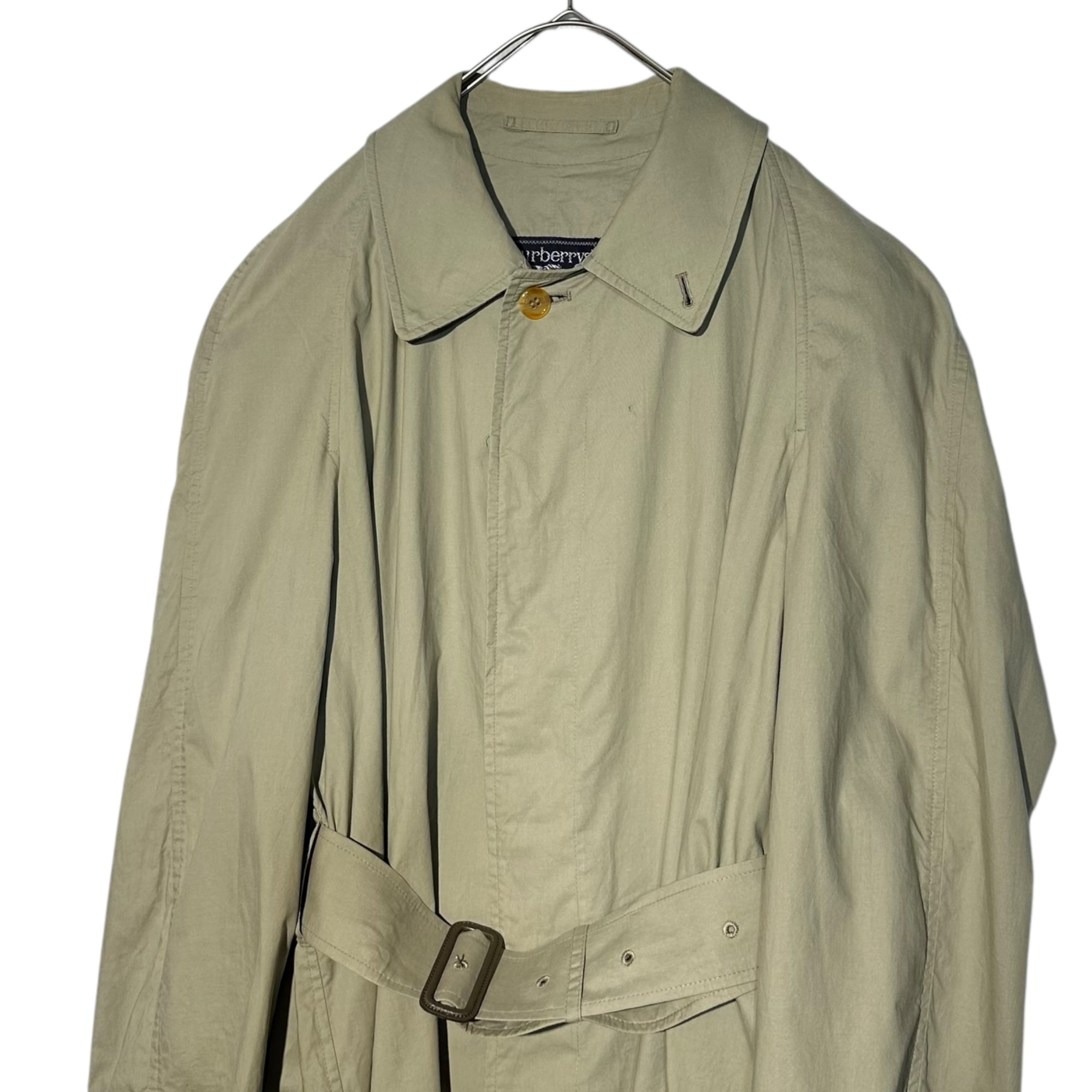 Burberry’s(バーバリーズ) 80's Belted stainless steel collar coat ベルテッド ステンカラー コート B90A(M程度) ベージュ 80年代~ ヴィンテージ