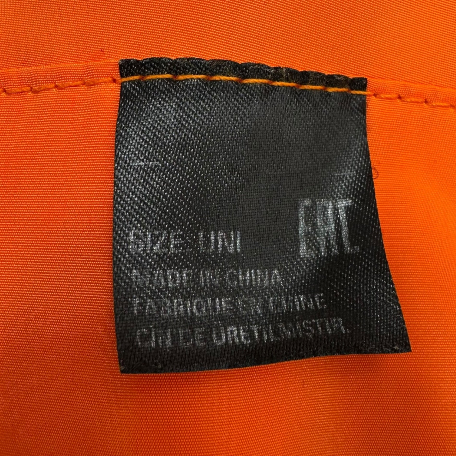 MM6 Maison Margiela(エムエムシックス) Japanese Tote Hand Bag ジャパニーズ トート ハンド バッグ FREE ブラック×オレンジ