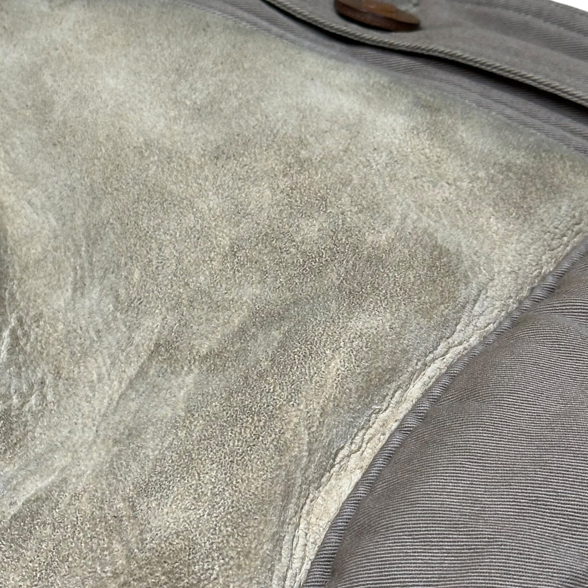 CHEVIGNON(シェビニオン) 80's FRANCE MADE VINTAGE SHEARLING JACKET ヴィンテージ シアーリング ジャケット XL ブラウン×ベージュ 80年代 1987年製 フランス製 ムートン レザー