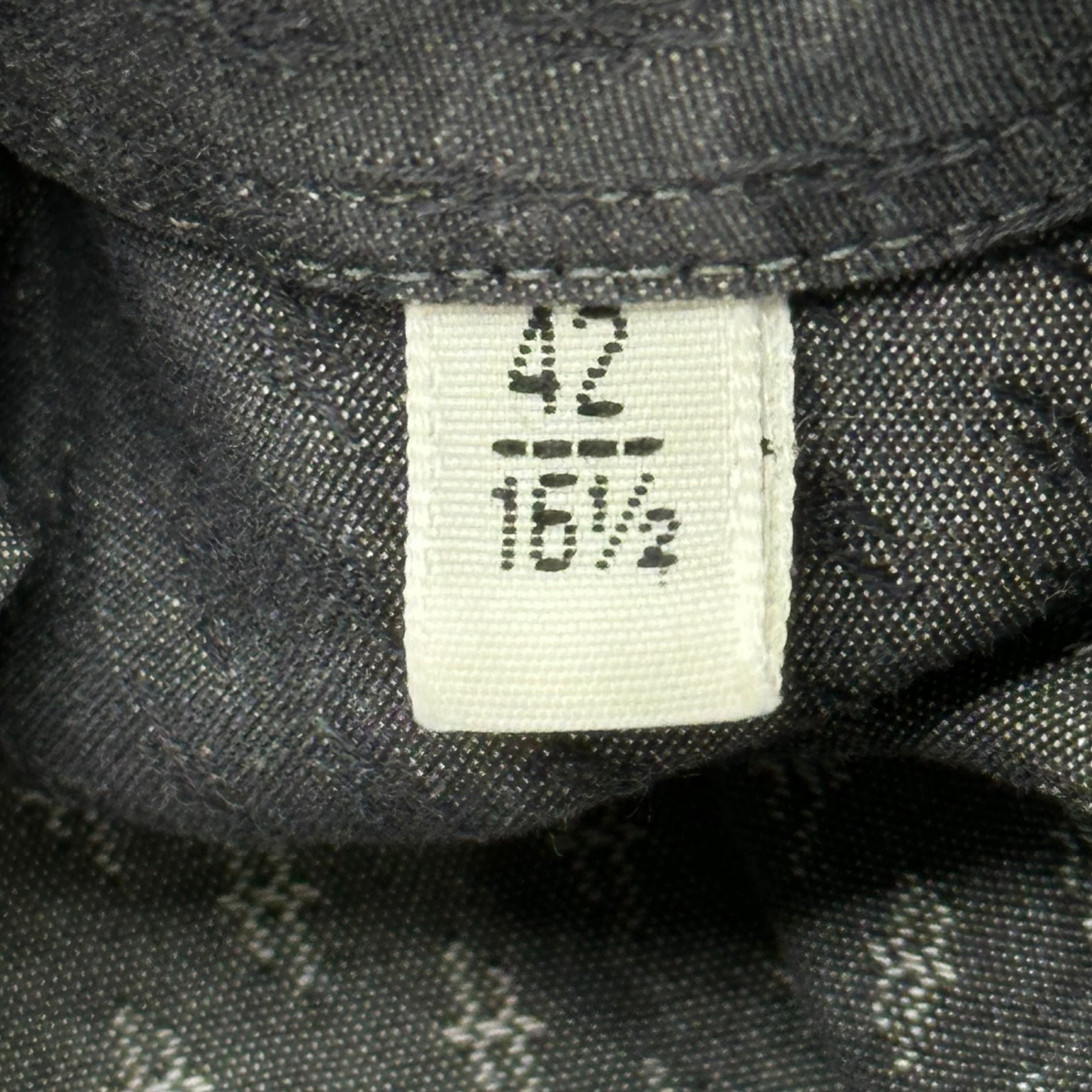 HERMES(エルメス) Vintage Diamond Stitch L/S Shirt ヴィンテージ ひし形 ステッチ 長袖 シャツ 42 16 1/2 ブラック(墨黒に近いお色味です) 国内代理店タグ無