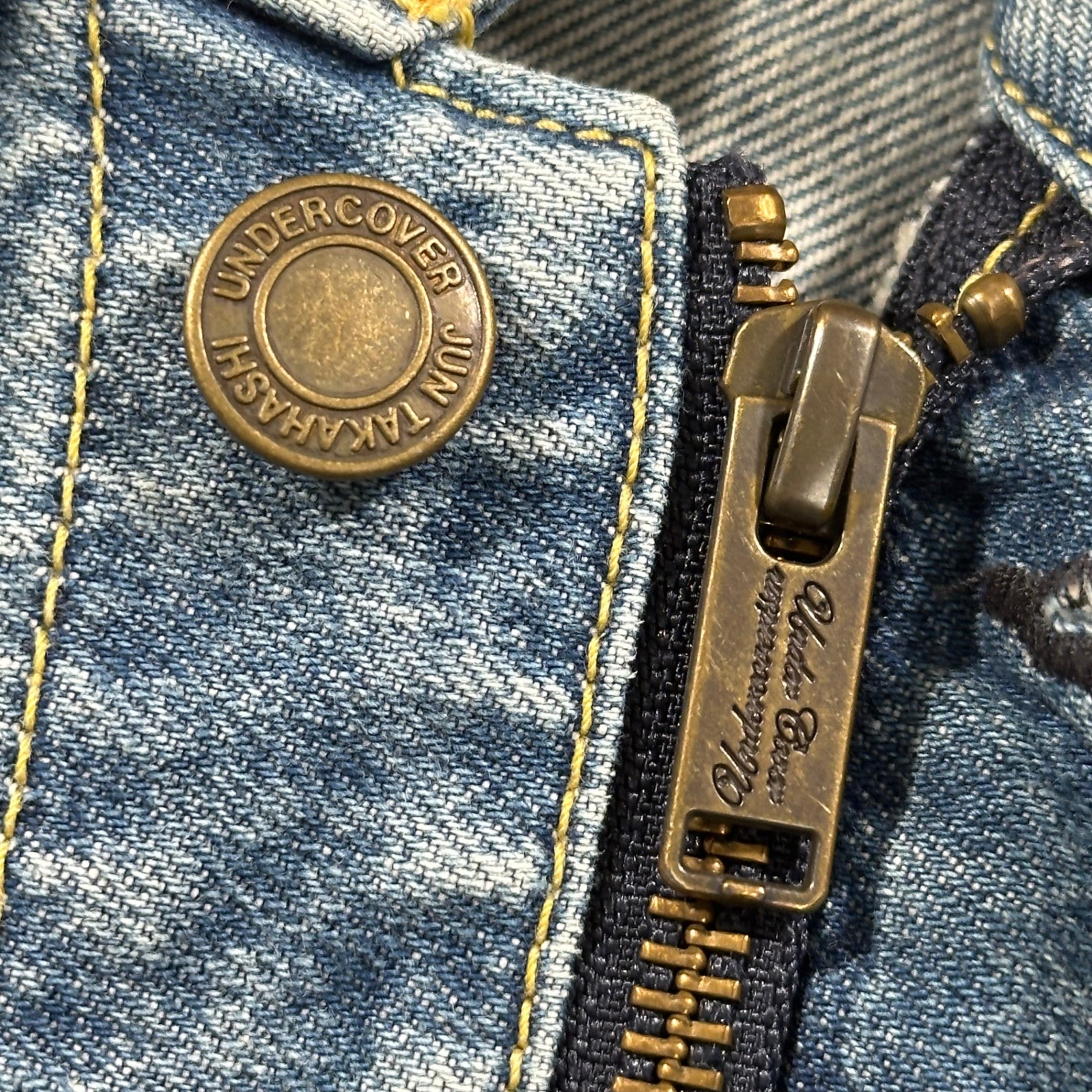 UNDERCOVER(アンダーカバー) 21AW BIG DENIM JACKET ビッグ デニム ジャケット Gジャン UC1A4208-2 3(M程度) ライトインディゴ 参考定価59,400円(税込)