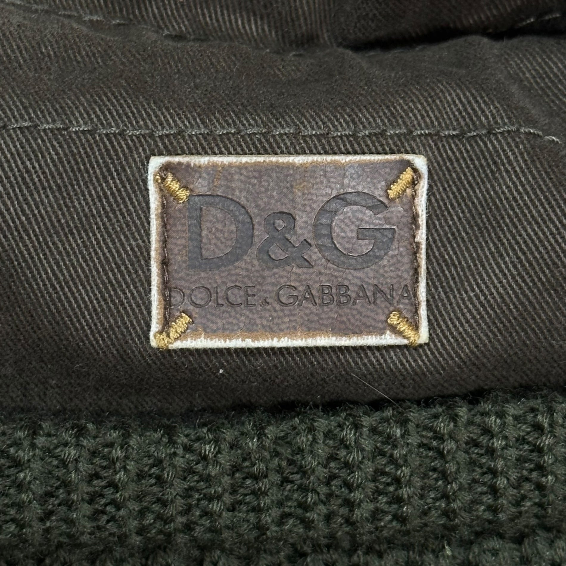 D&G(ディー&ジードルガバドルチェ&ガッバーナ) Military Pocket Pullover Wool Knit ミリタリー ポケット プルオーバー ウール ニット RK0366/SK611 M ブラウン