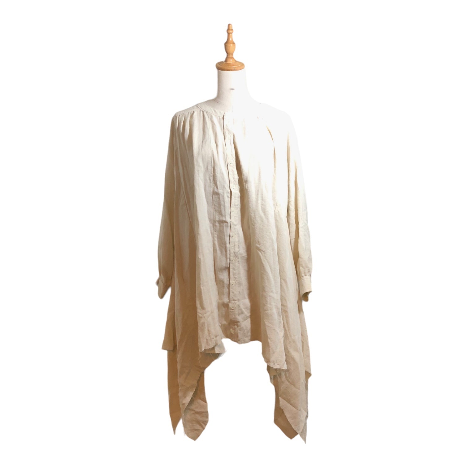 neigh(ネイ) Tuck gathered blouse dress タック ギャザー ブラウス ワンピース FREE アイボリー