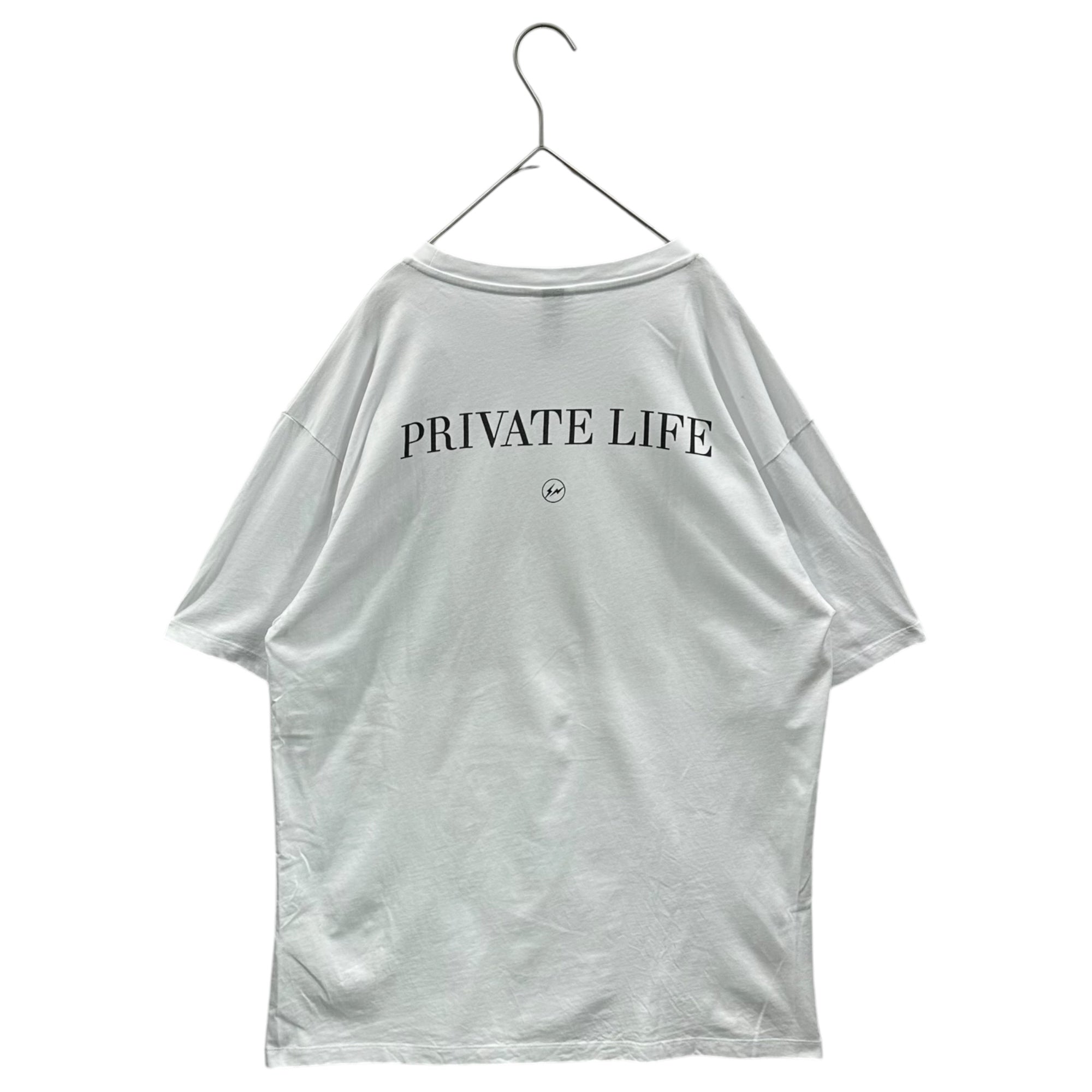 DOVER STREET MARKET×FRAGMENT DESIGN(ドーバーストリートマーケット×フラグメントデザイン) "TableTop" PRIVATE LIFE Tee プリント Tシャツ XL ホワイト