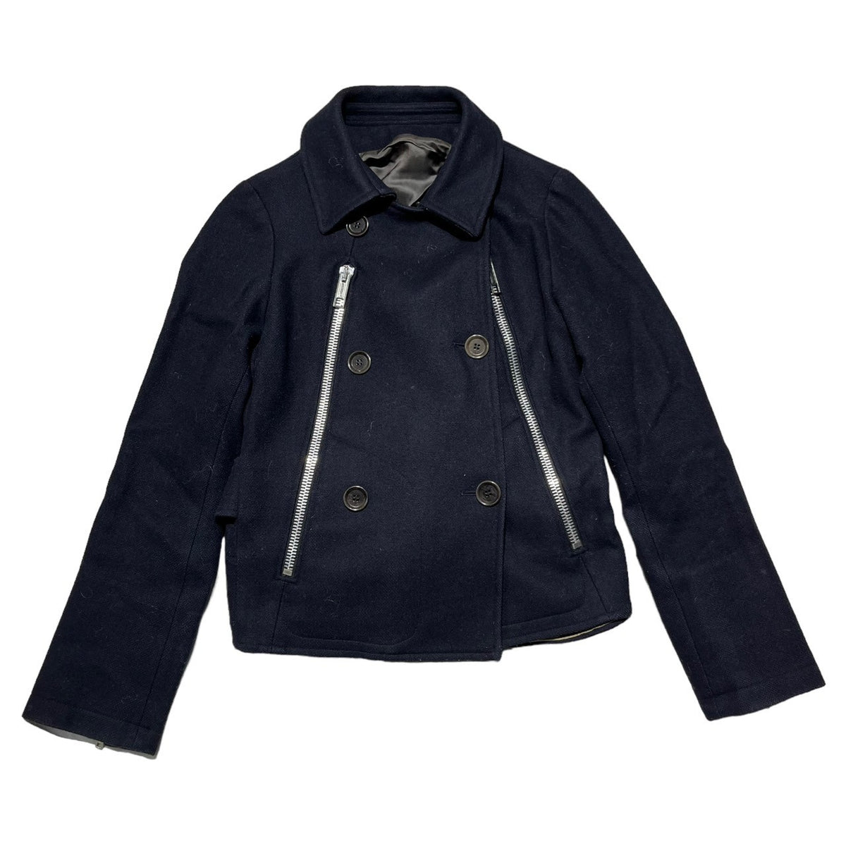 GOLDEN GOOSE(ゴールデングース) Figure eight melton pea coat 八の字 