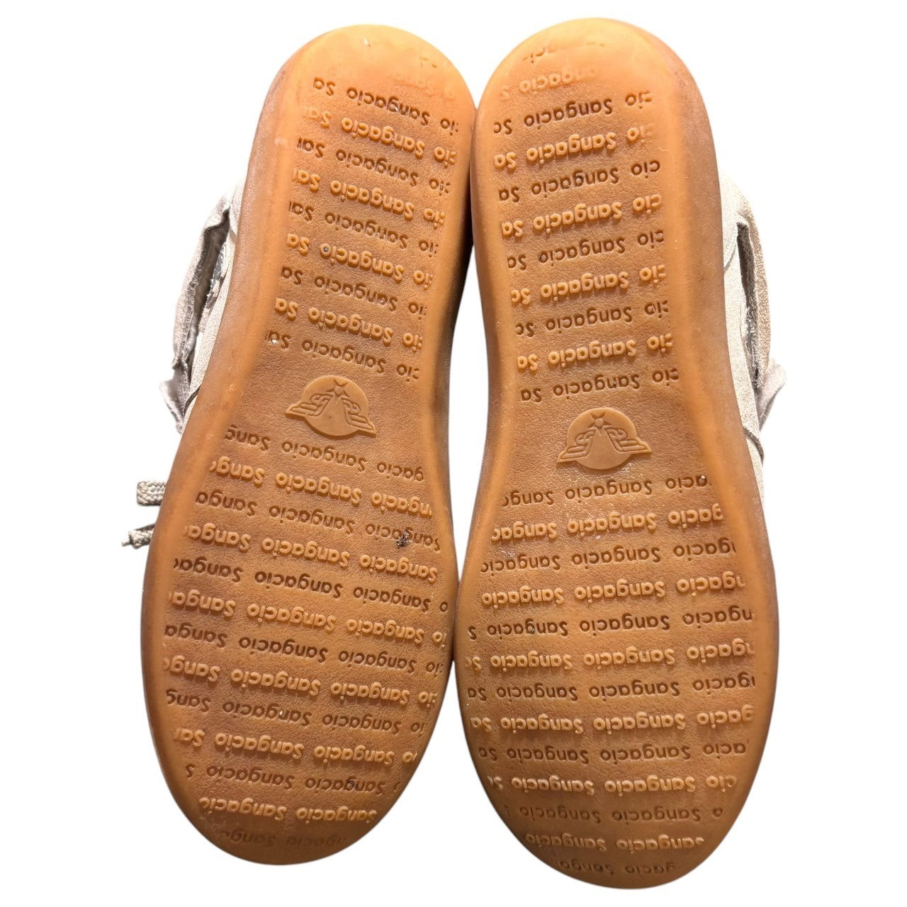 Sangacio(サンガッチョ) にゅ ブーツ 「GRAY」 27cm ベージュ ハイカット スニーカー