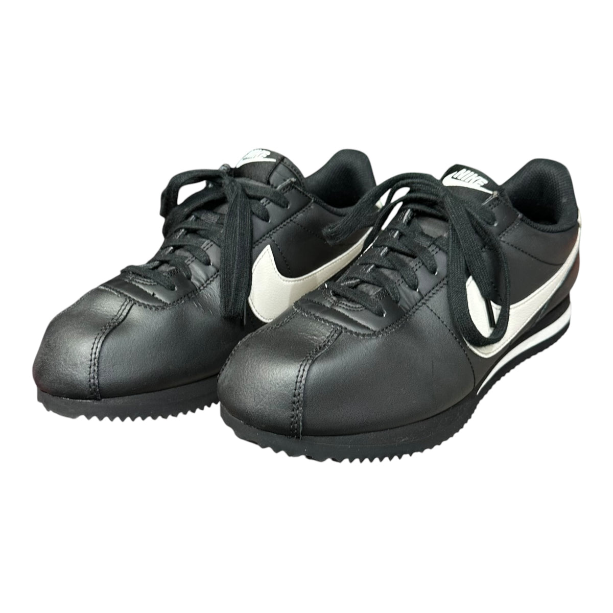 NIKE(ナイキ) W CORTEZ LEATHER コルテッツ DN1791 006 27cm ブラック×ペールアイボリー スニーカー