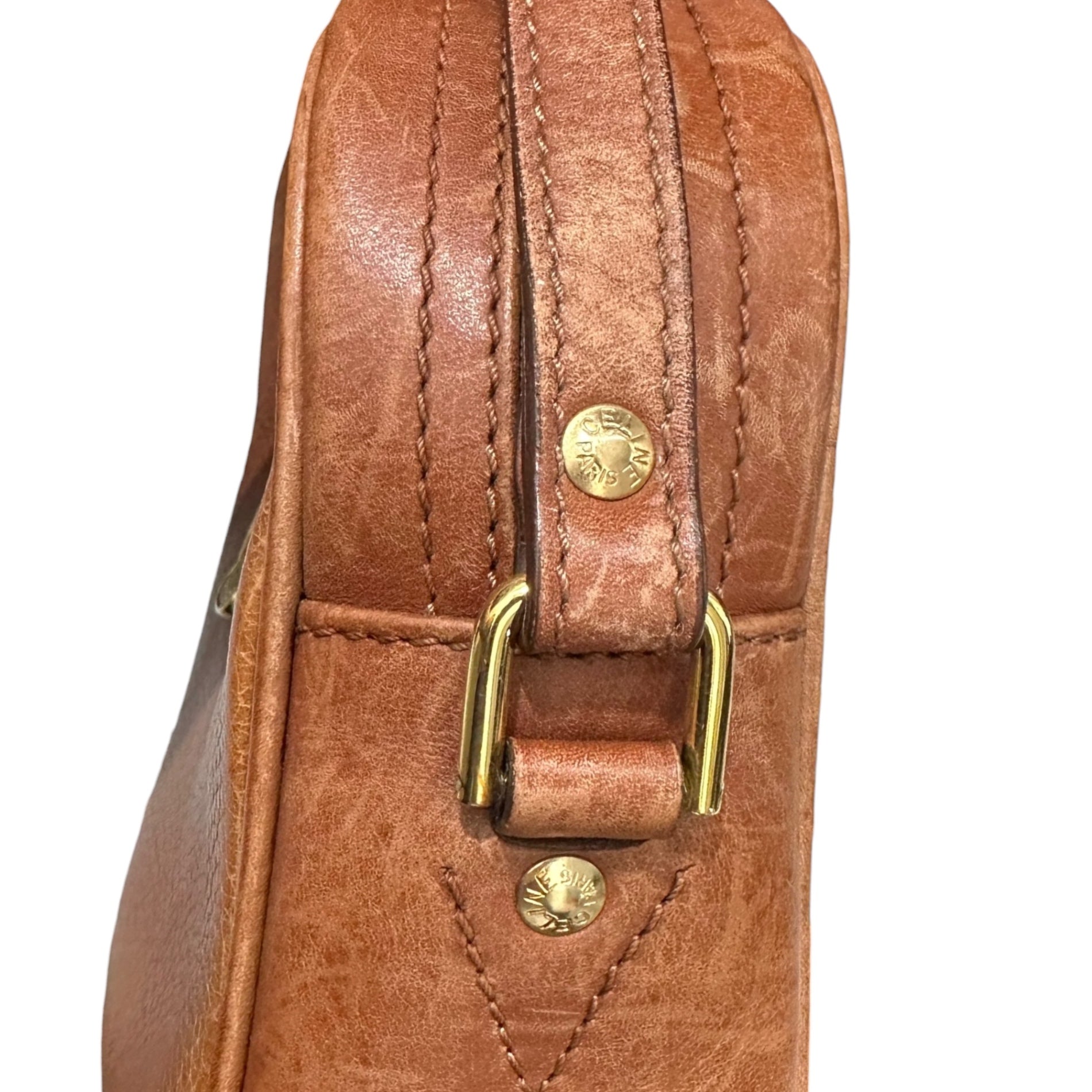 CELINE(セリーヌ) VINTAGE LEATHER SHOULDER BAG ヴィンテージ レザー ショルダー バッグ ブラウン