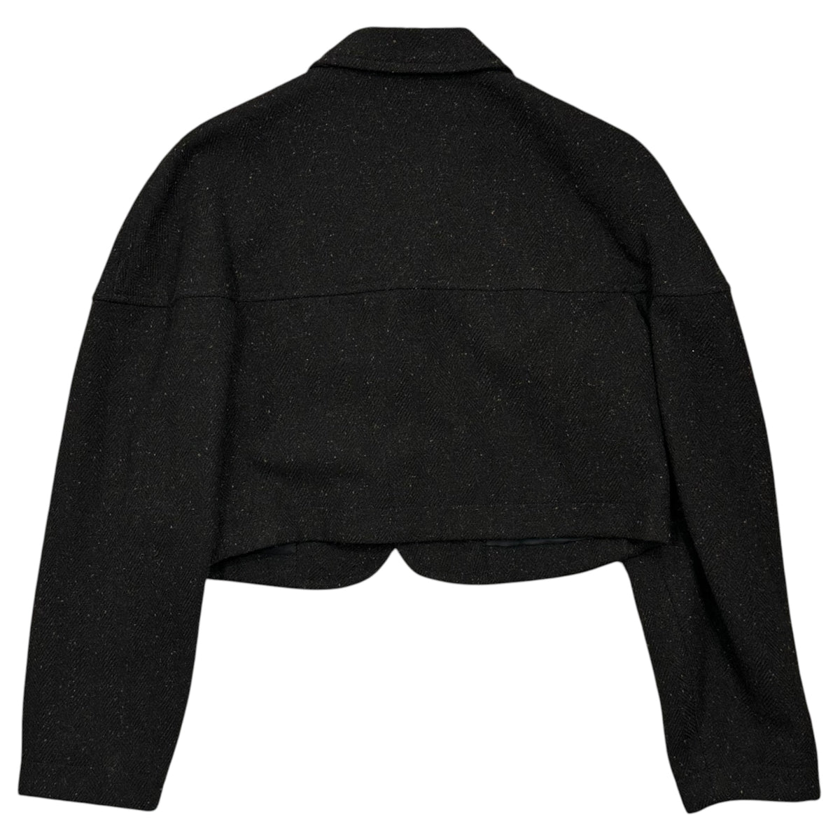 tricot COMME des GARCONS(トリココムデギャルソン) 1990AW Nep-Wool Short-Length Jacket ネップ ウール ショート レングス ジャケット TJ-080200 FREE ブラウン AD1990 90s アーカイブ 男性着用可能