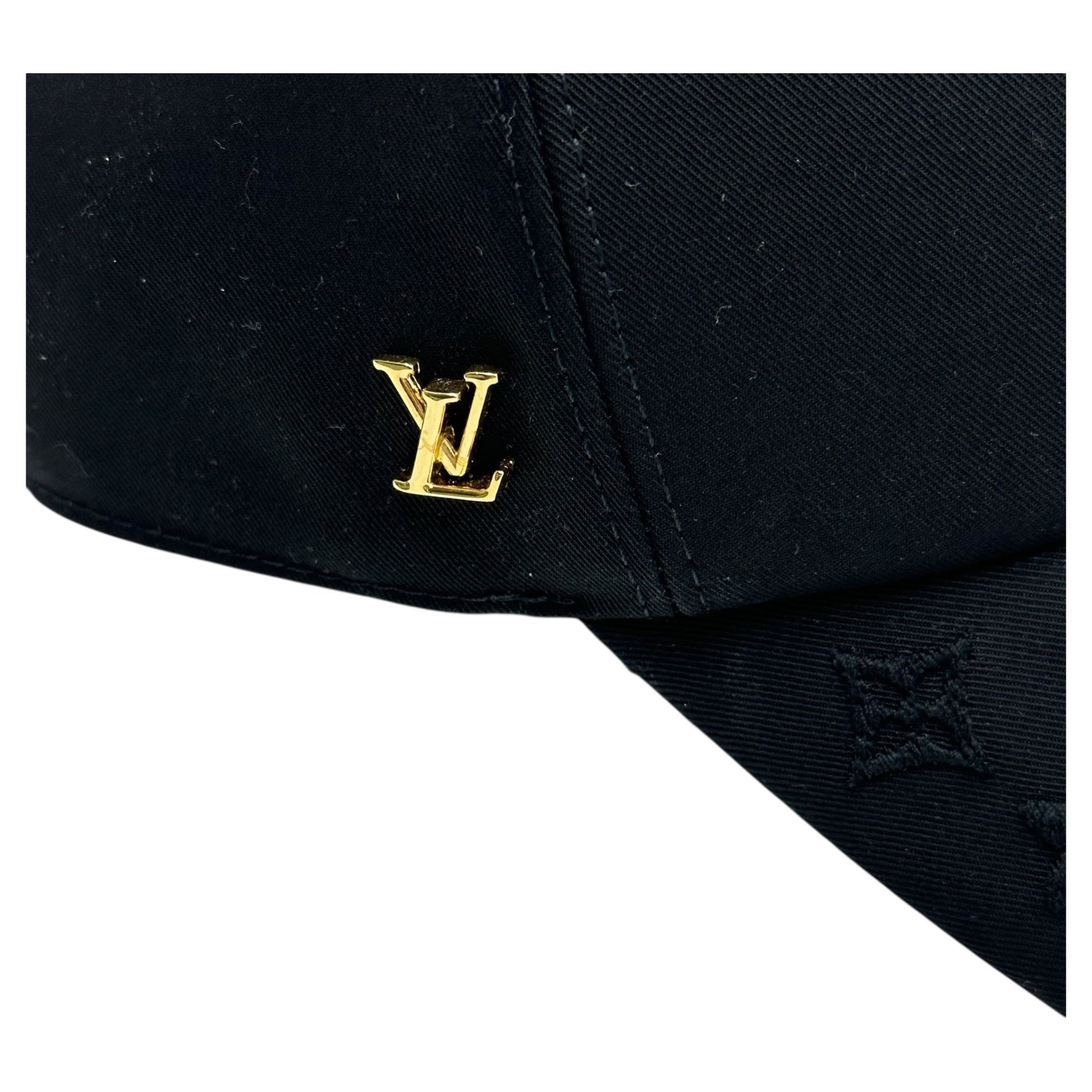 LOUIS VUITTON(ルイヴィトン) CAP キャップ・LV フィリグラム モノグラム 型番:M7293L ブラック 製造番号:AL1254