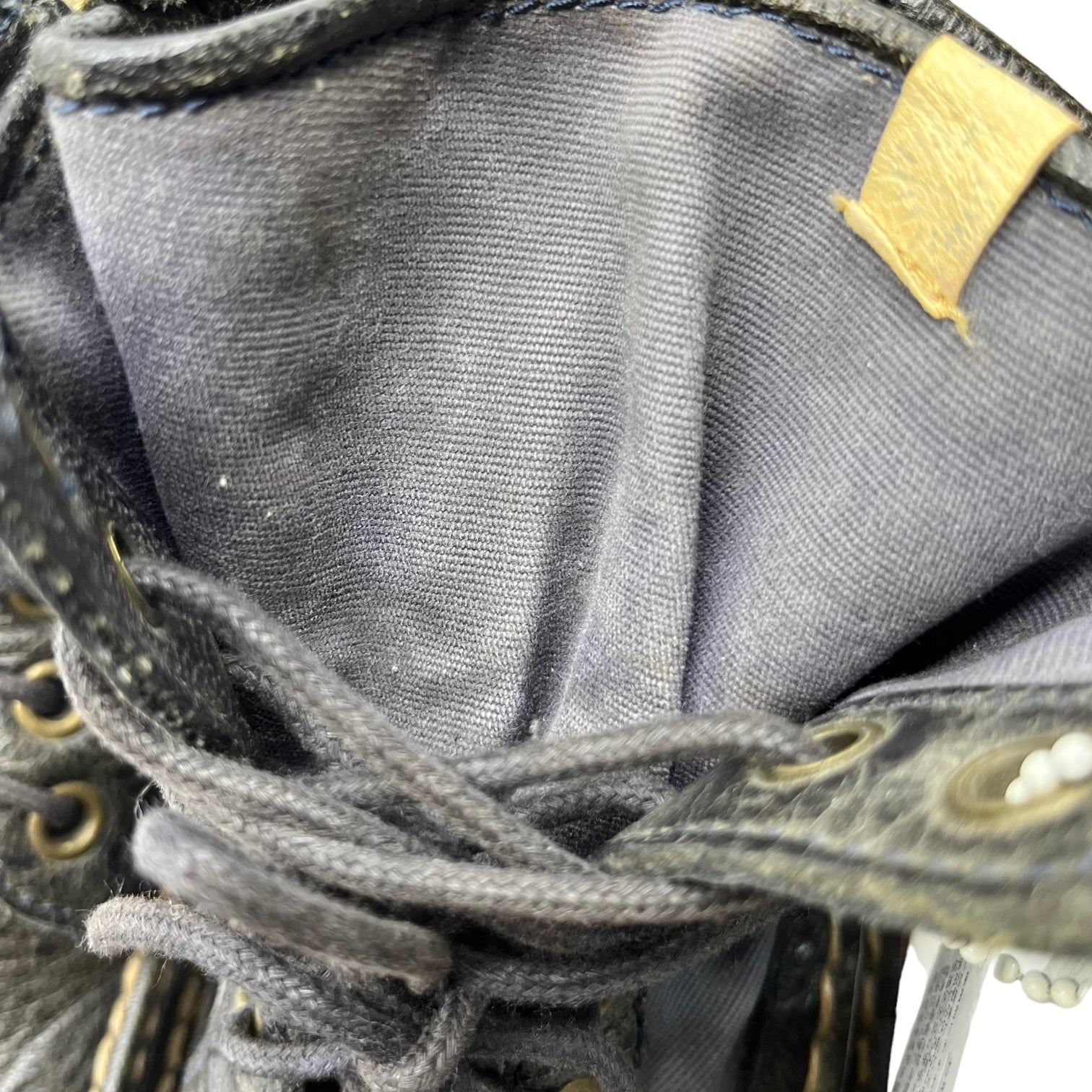 VISVIM(ビズビム/ヴィズヴィム) 12AW F.I.L限定 GRIZZLY BOOTS MID-FOLK エフアイエル限定 グリズリー ブーツ ミッドフォーク 稀少限定品 0112202002010 M8(26.0~26.5cm) ネイビー 箱付
