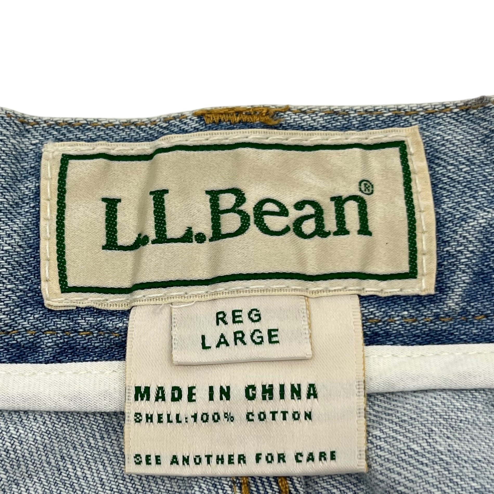 L.L.BEAN(エルエルビーン) Dexter Comfort Waist Jeans デクスター コンフォート ウエスト ジーンズ 3475-3045 L ライトインディゴ 参考定価¥17,600 デニム パンツ ウォッシュ テーパード ワイド