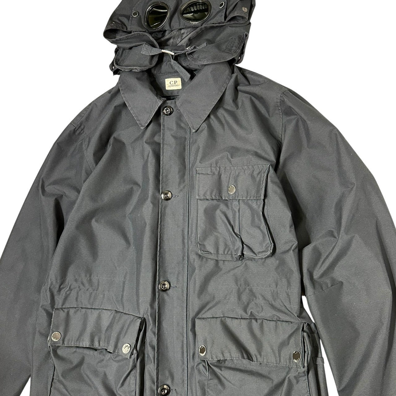 C.P.COMPANY(シーピーカンパニー) 02AW M65 down liner goggle jacket ミリタリー ダウン ライナー ゴーグル ジャケット 37184P58 M ダークネイビー 00's アーカイブ