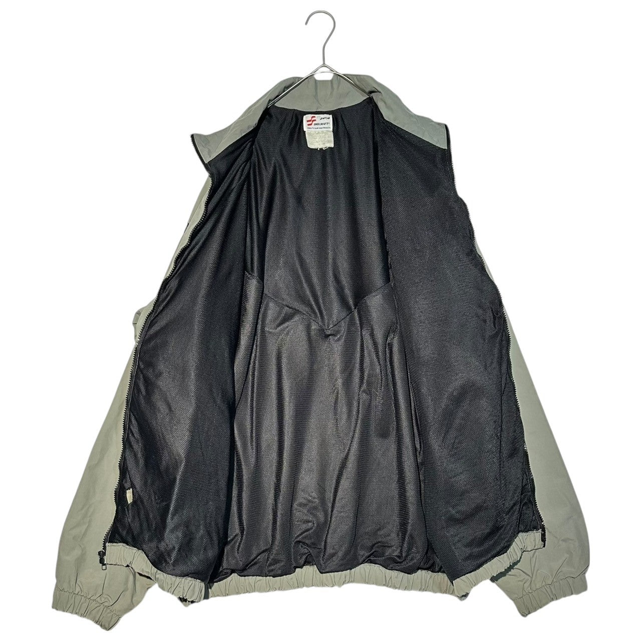 US ARMY(アメリカ軍) Training Jacket トレーニング ジャケット 表記無(XL程度) グレー ナイロン トラック