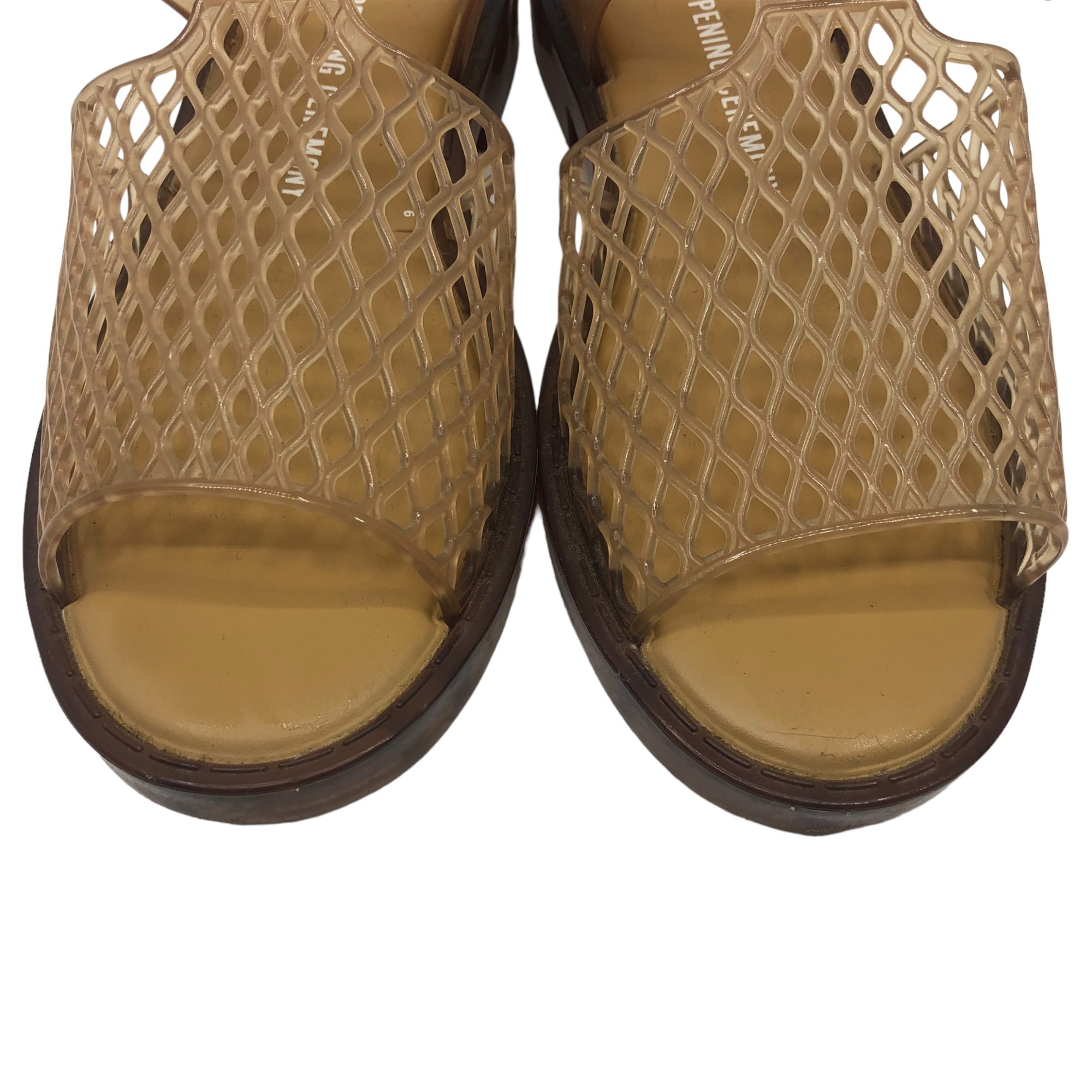 MELISSA×OPENING CEREMONY(メリッサ×オープニングセレモニー) vinyl sandals ビニール サンダル SIZE 24.0cm ベージュ