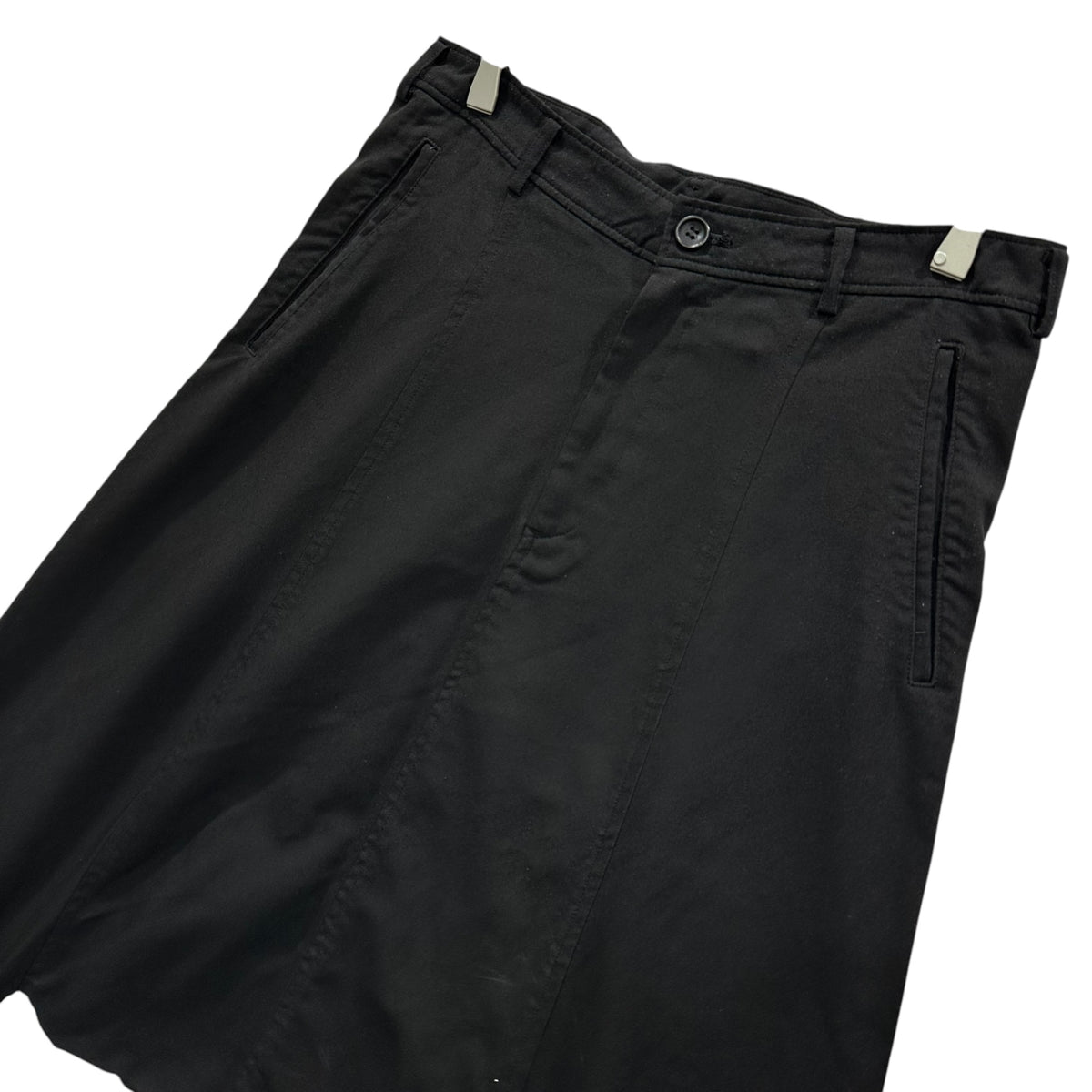 COMME des GARCONS(コムデギャルソン) 2008AW Polyester Sarouel Pants ポリエステル サルエル パンツ GB-P046 SS ブラック AD2008 00s アーカイブ 男性着用可能