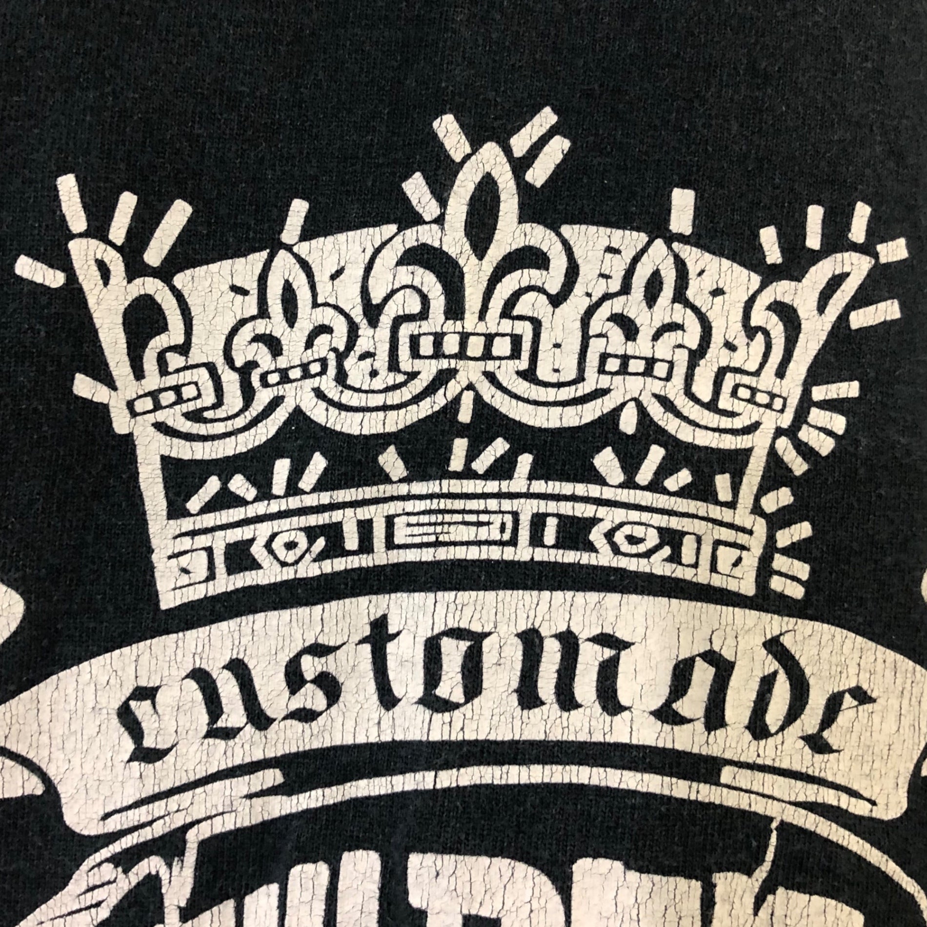 STUSSY(ステューシー) 00's CUSTOMADE back skull Tシャツ バックスカル SIZE FREE ブラック OLD STUSSY