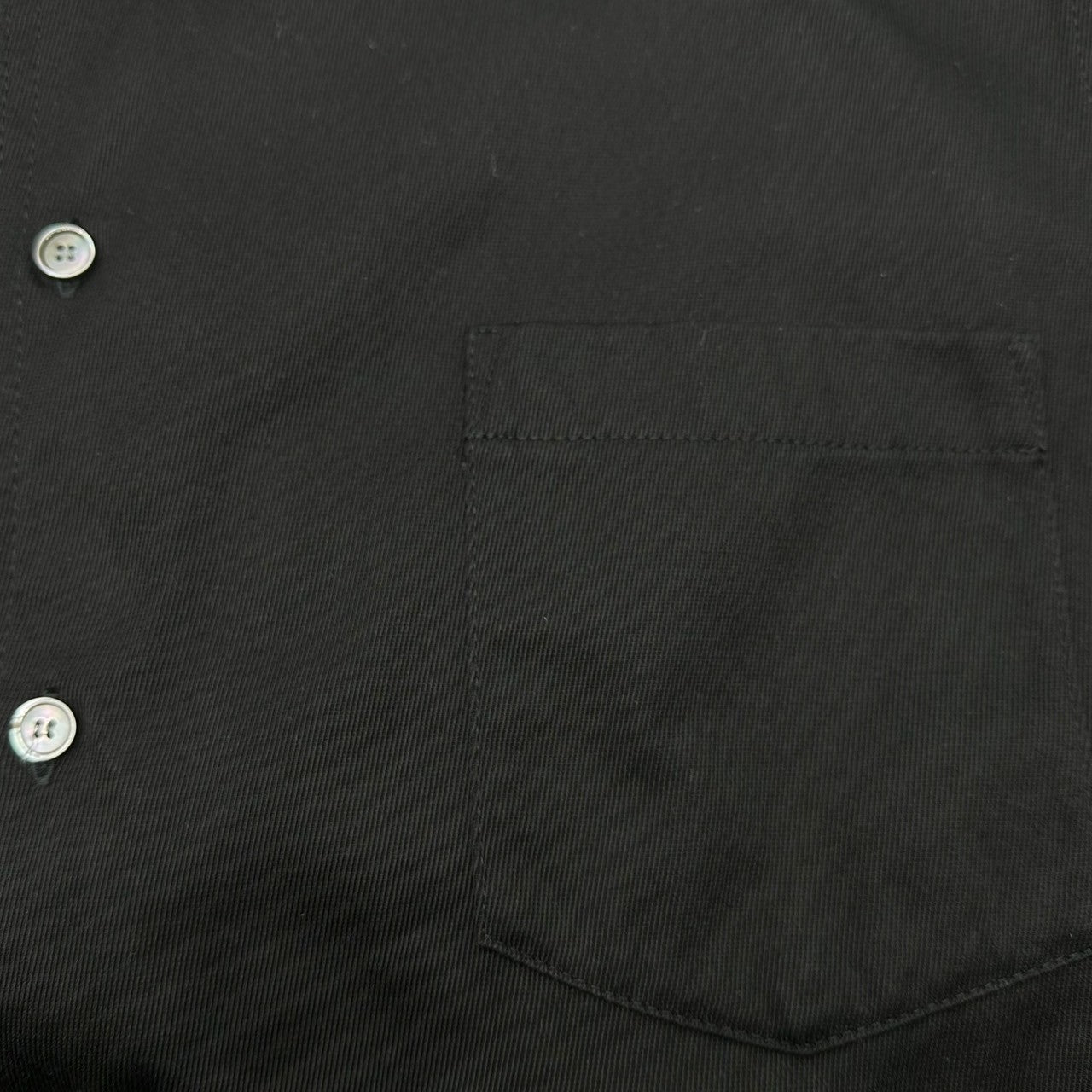 Acne Studios(アクネストゥディオズ) Button-up overshirts Button-down shirts ボタン アップ オーバー シャツ FN-MN-OUTW000932 44(S程度) ブラック ボタンダウン