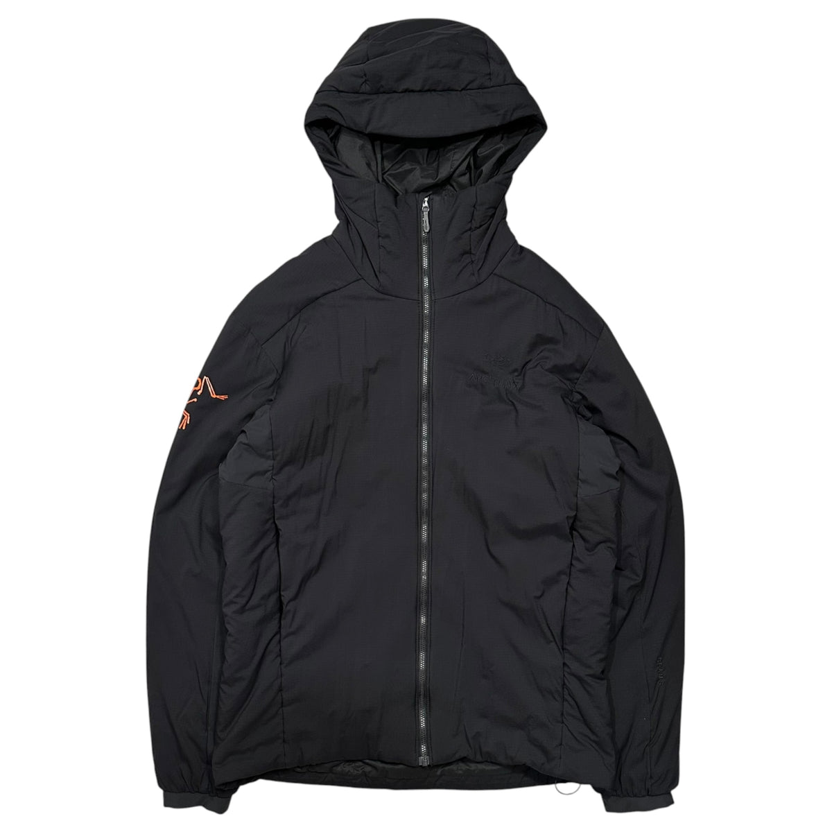 ARC'TERYX(アークテリクス) 2020AW BEAMS LOGO ATOM AR HOODY ビームス ロゴ アトム 中綿 フーディ ジャケット 28176-126048 S ブラック×オレンジ