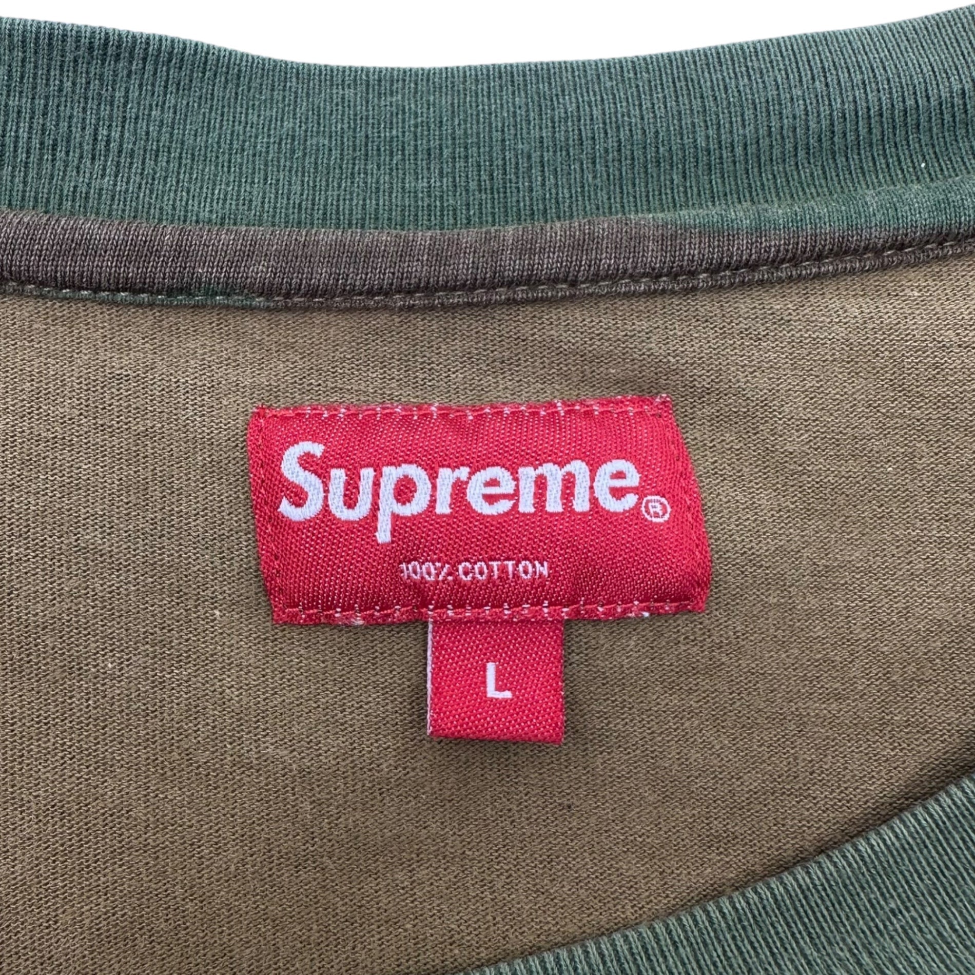 SUPREME(シュプリーム) 20SS Nothing Else S/S Top ナッシング エルス 半袖 Tシャツ L カーキ カモフラ 迷彩