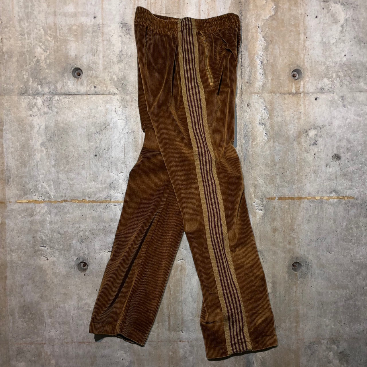 NEEDLES(ニードルズ) 19AW Narrow Track Pants/トラックパンツ FK381 XS ブラウン フリークスストア別注 ニードルス