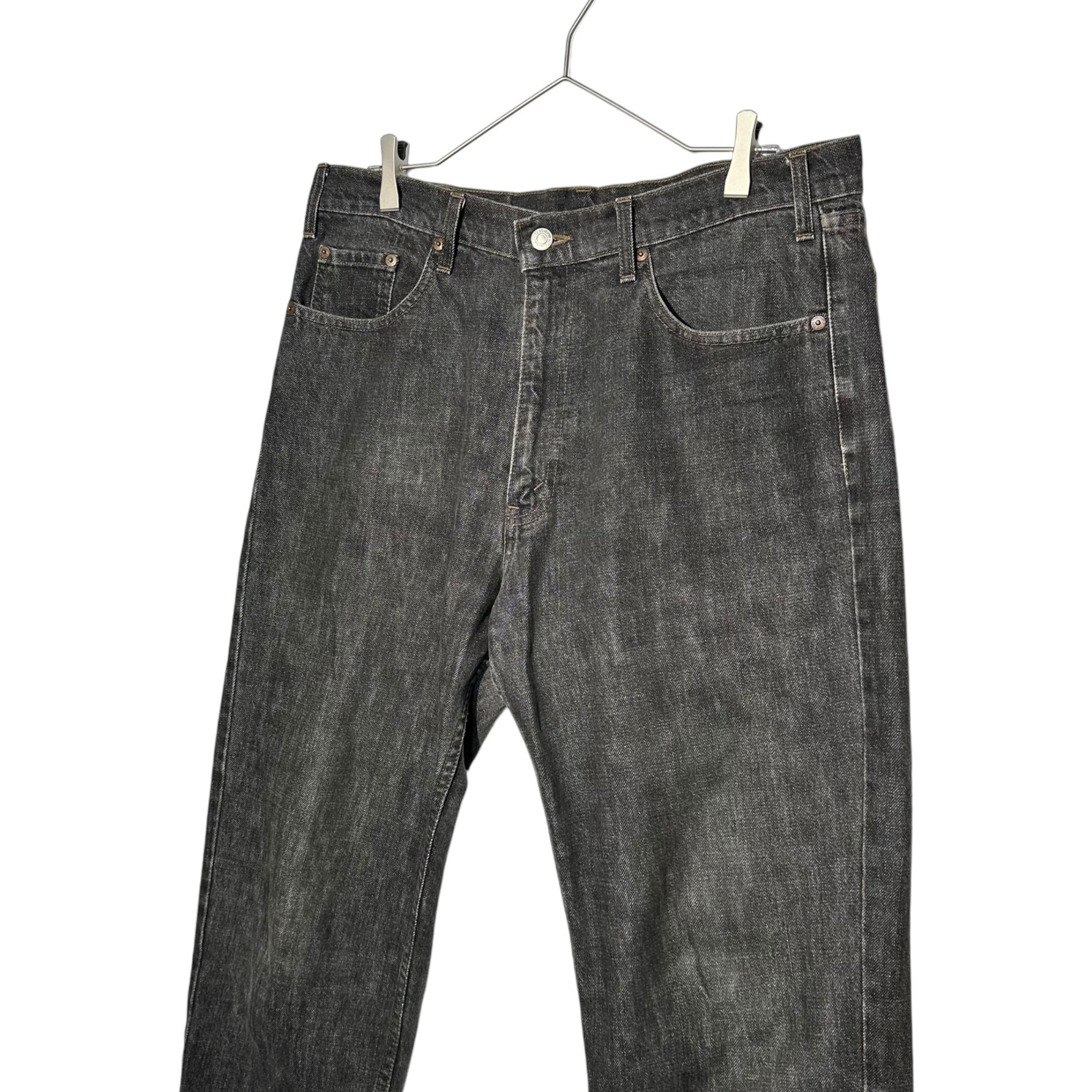 Levi's(リーバイス) 90's 603 Yarn-dyed black denim pants 先染め ブラック デニム パンツ 603-0206 W36 ブラック 90年代 日本製 ヴィンテージ