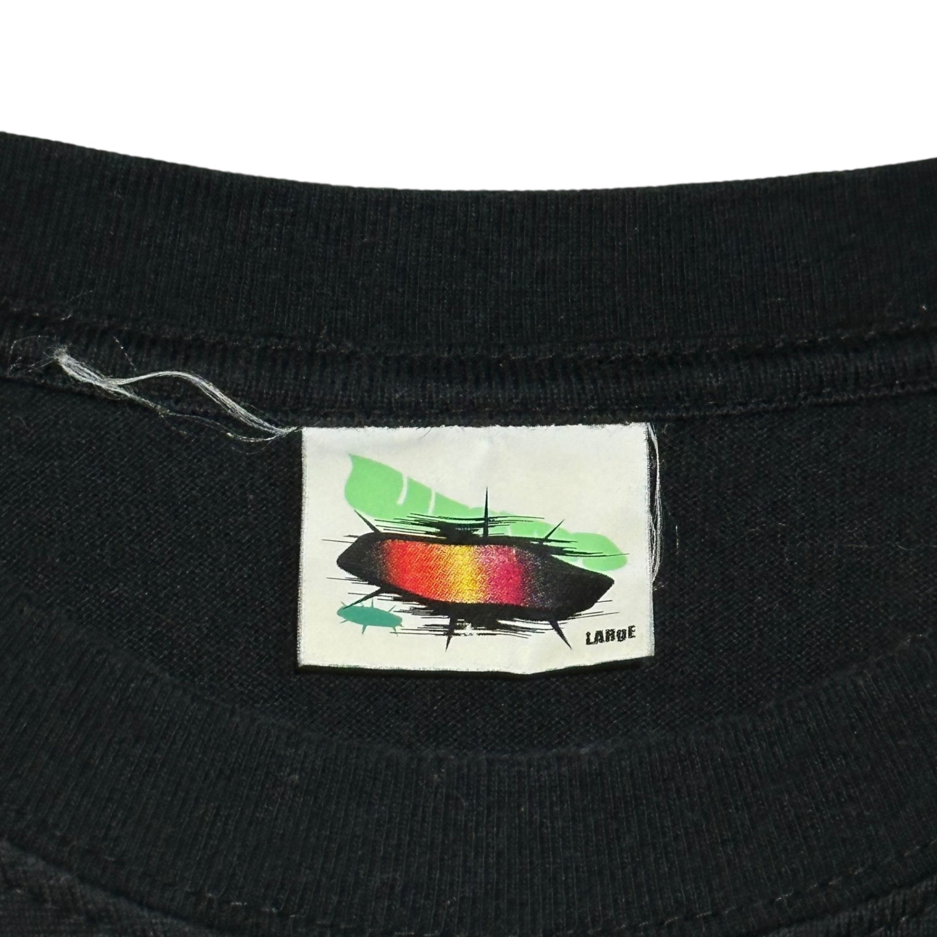 UNDERCOVER(アンダーカバー) 01SS SK8THING ART DEVIL TUSKEN NOMADS print Tee アート デビル タスケン ノーマッド プリント Tシャツ L ブラック×オレンジ