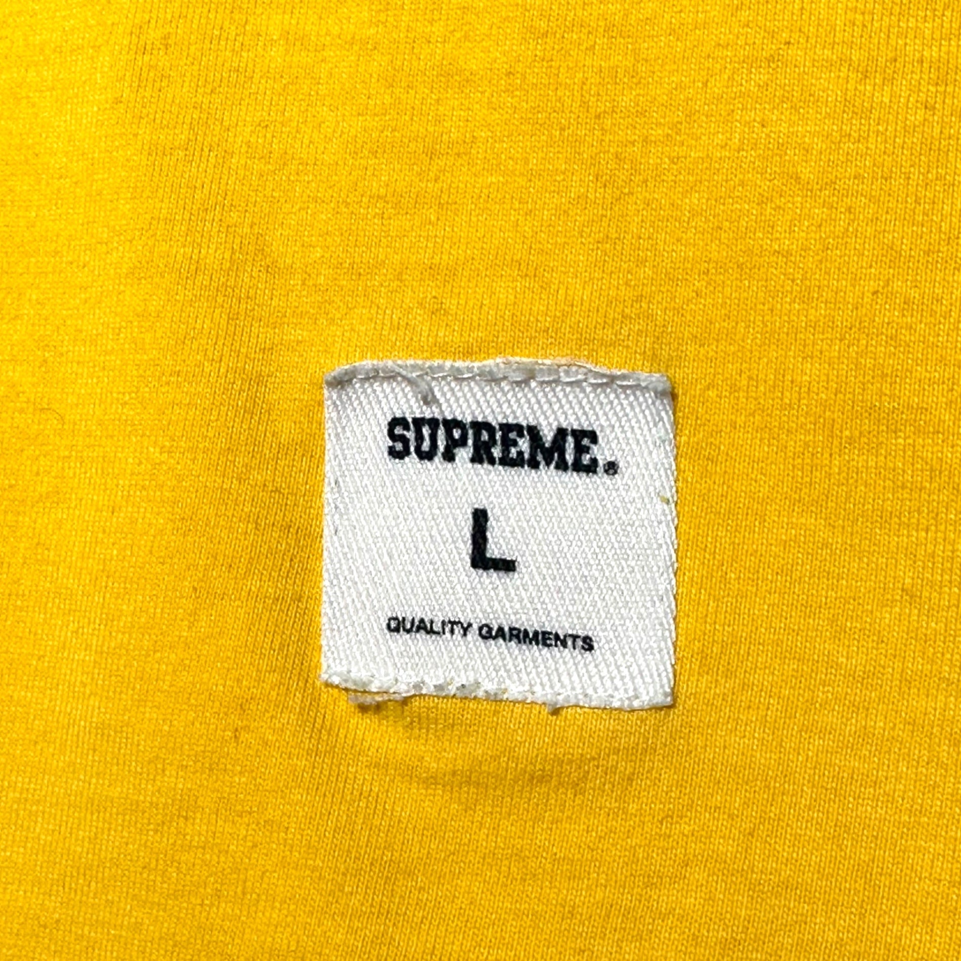 SUPREME(シュプリーム) 94 Football T-shirt フットボール Tシャツ L イエロー×ブルー