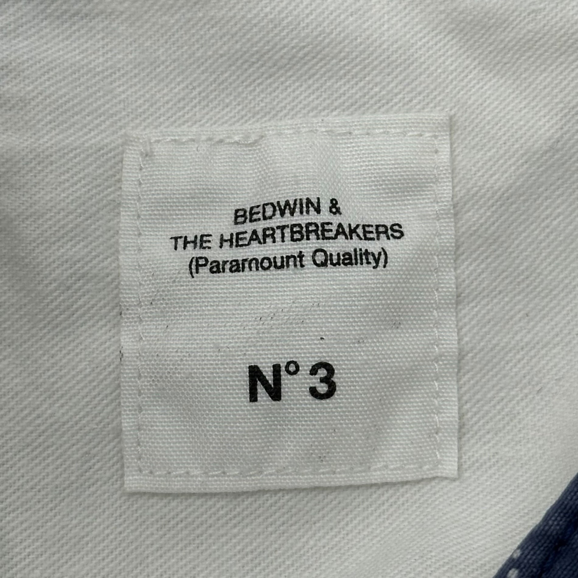 BEDWIN(ベドウィン) 4/L MILITARY OG BANDANA PANTS "MARCY" ミリタリー オリジナル バンダナ ショーツ 表記無(L程度) ブルー ハーフ ショート パンツ