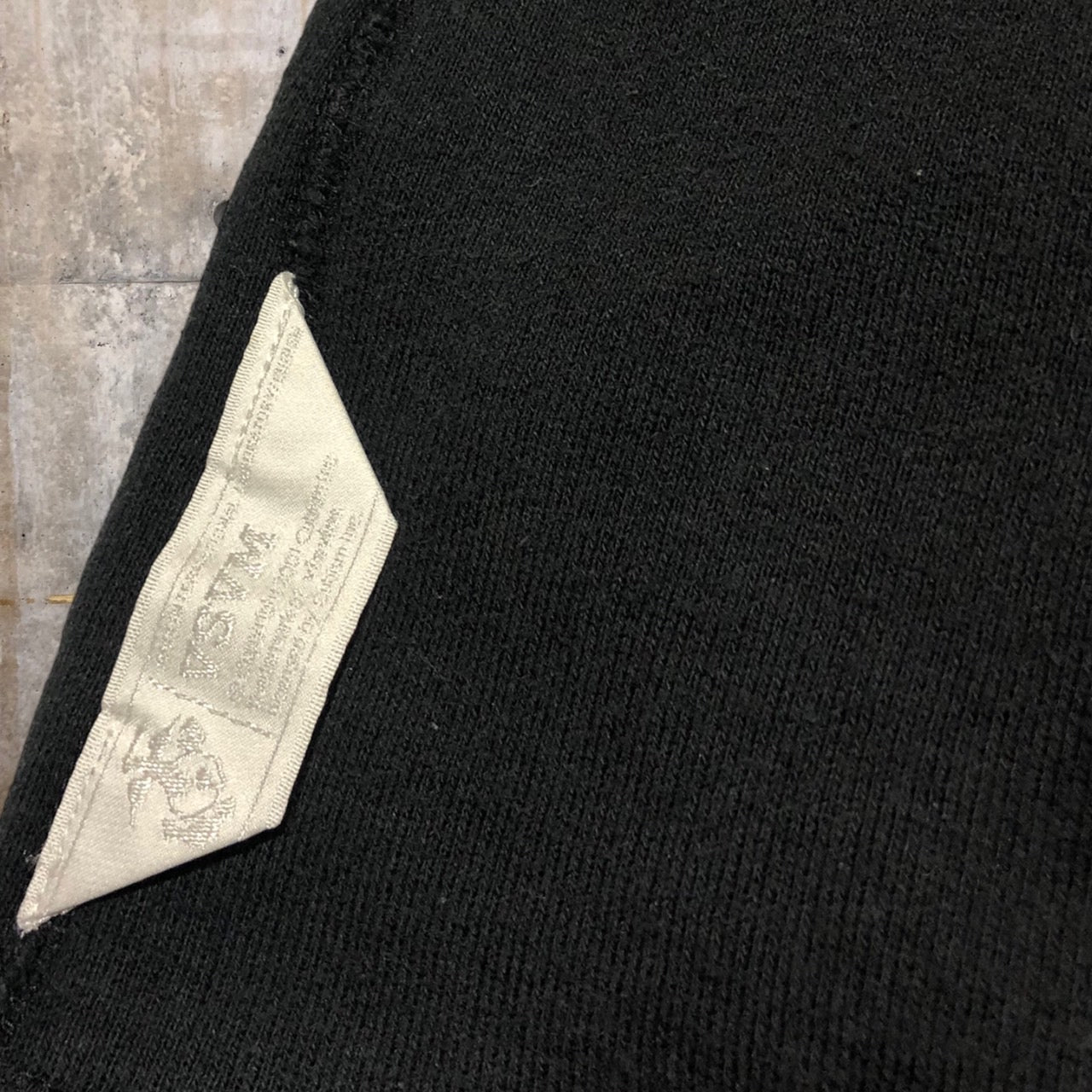 VISVIM(ビズビム/ヴィズヴィム) サイドロゴタグコットンジップパーカー M ブラック