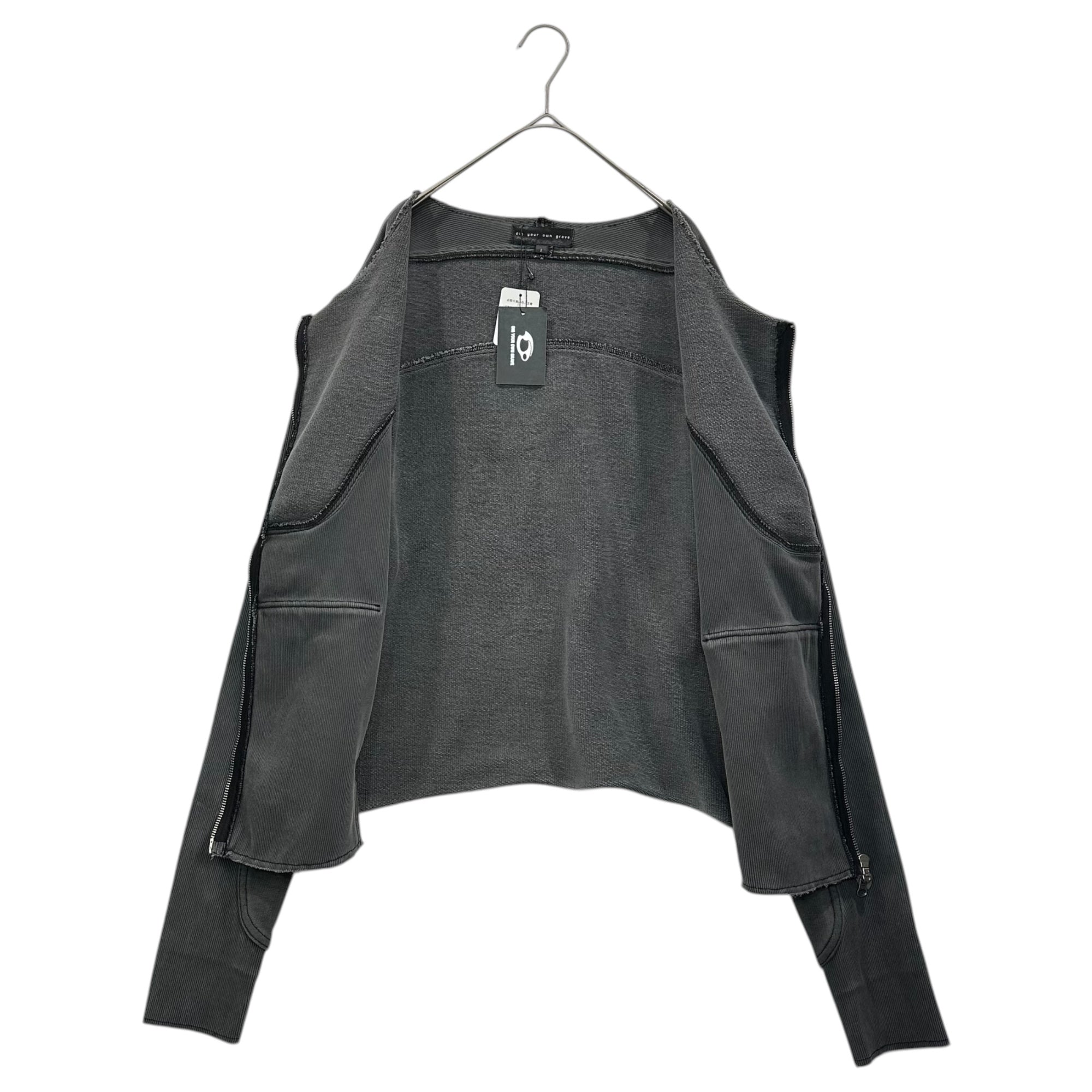 DIG YOUR OWN GRAVE(ディグユアオウングレイブ) URBAN RIDER ZIP JKT アーバン ライダー ジップ ジャケット 参考定価29700円 202509240TOML25AVDY001 2 グレー