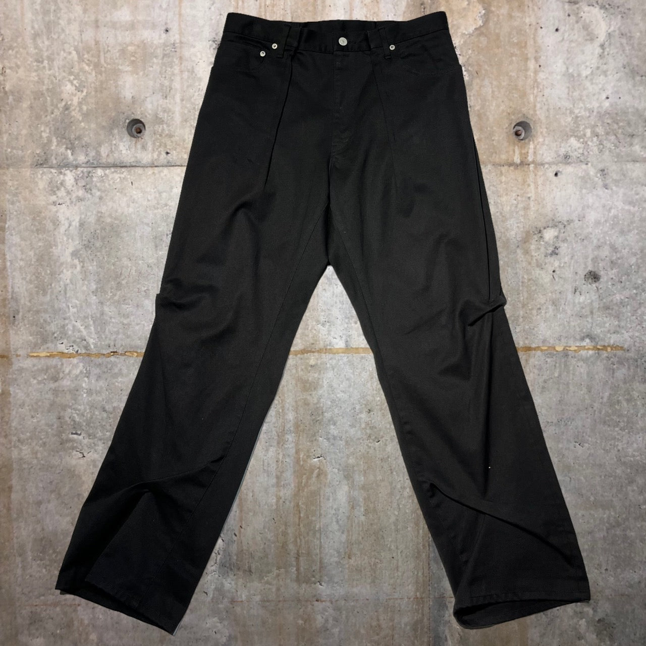 VISVIM(ビズビム) MUIR PNTS/変形コットンパンツ 0118205008005 3(Lサイズ程度) ブラック ヴィズヴィム